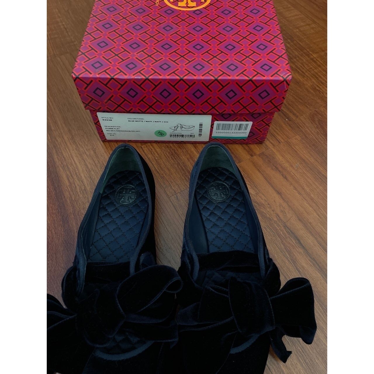 Tory Burch Blue Flats