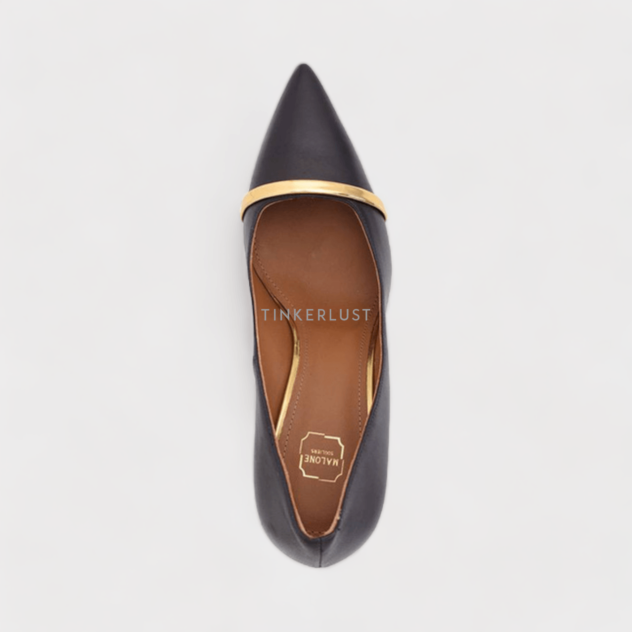 Malone Souliers Karlie Pumps 90mm in Black/Gold Heels	