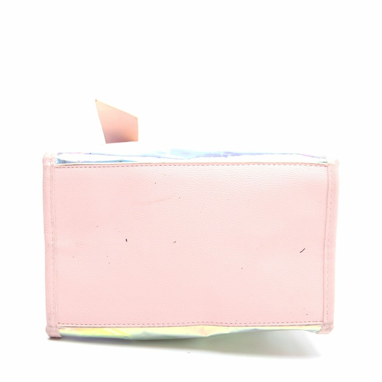 Charles & Keith Pink & Mint Transparent Satchel