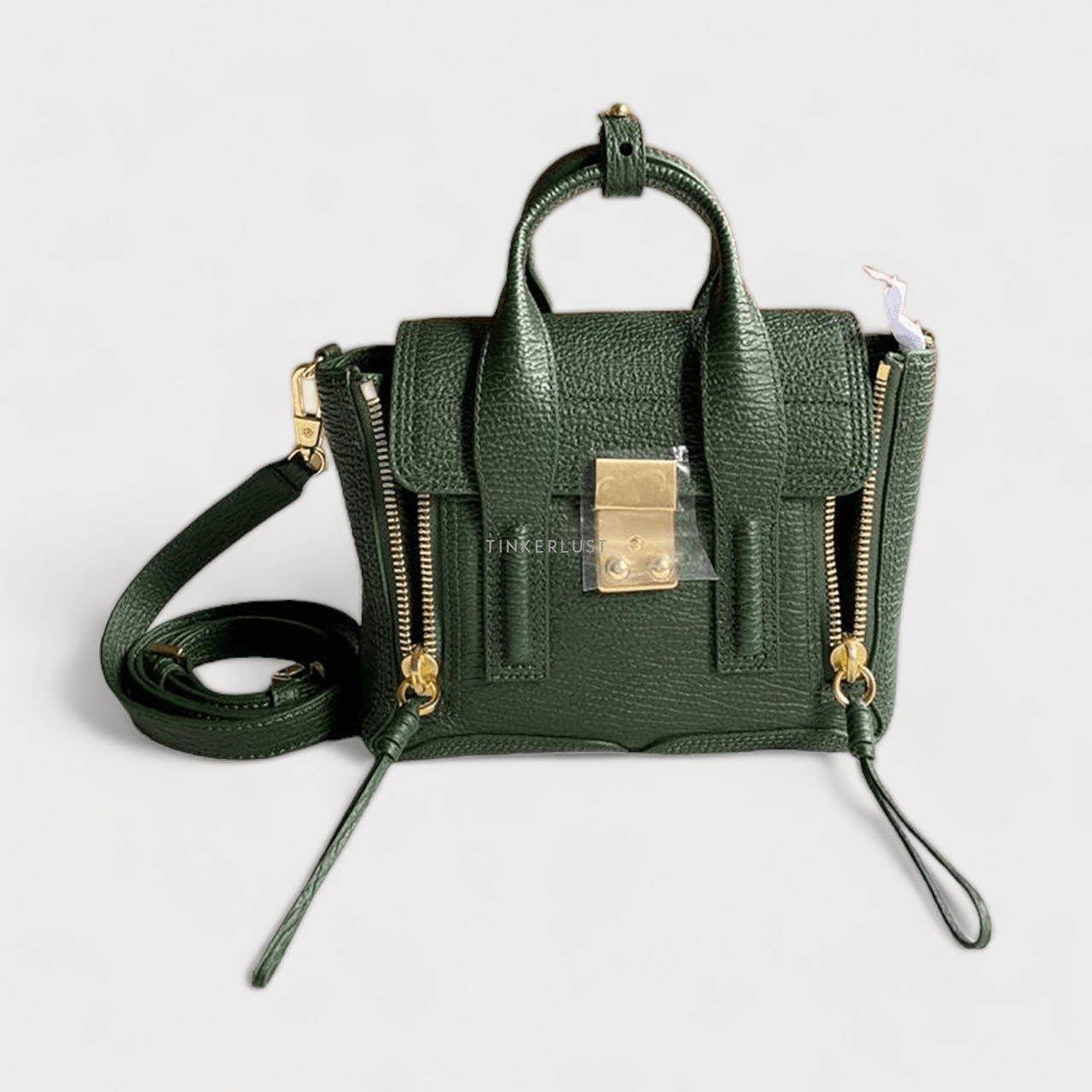 3.1 Phillip Lim Mini Pashli Satchel Bag in Jade GHW  