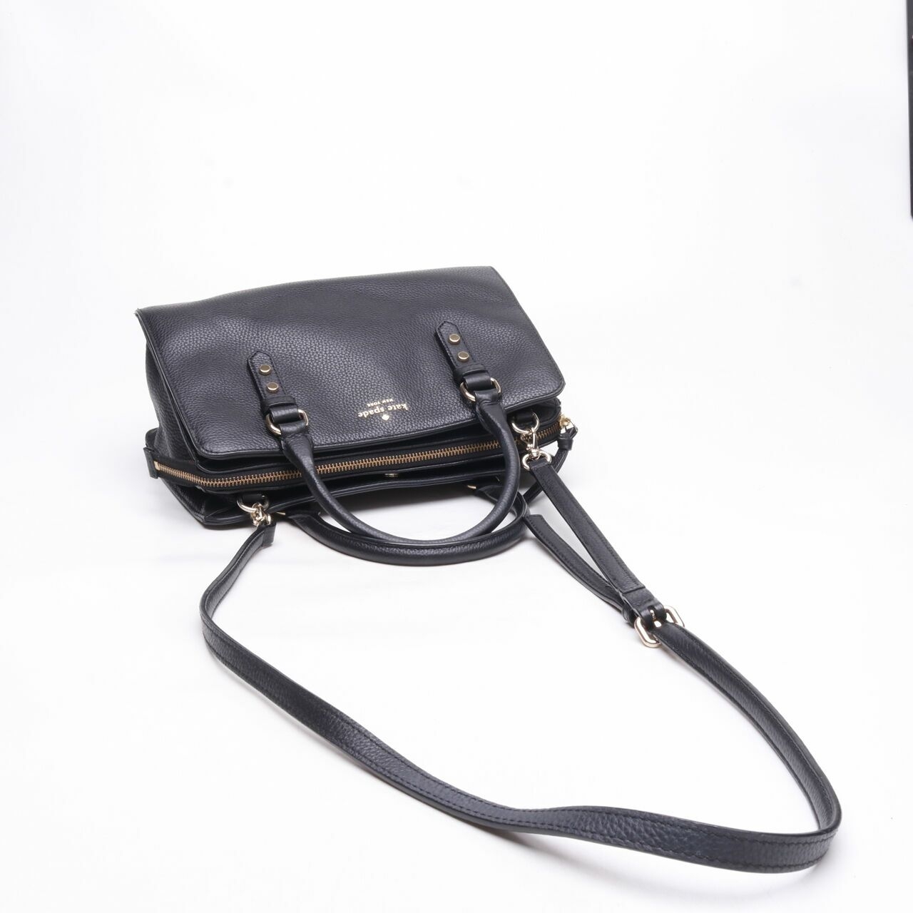 Kate Spade Lise Black Satchel Bag