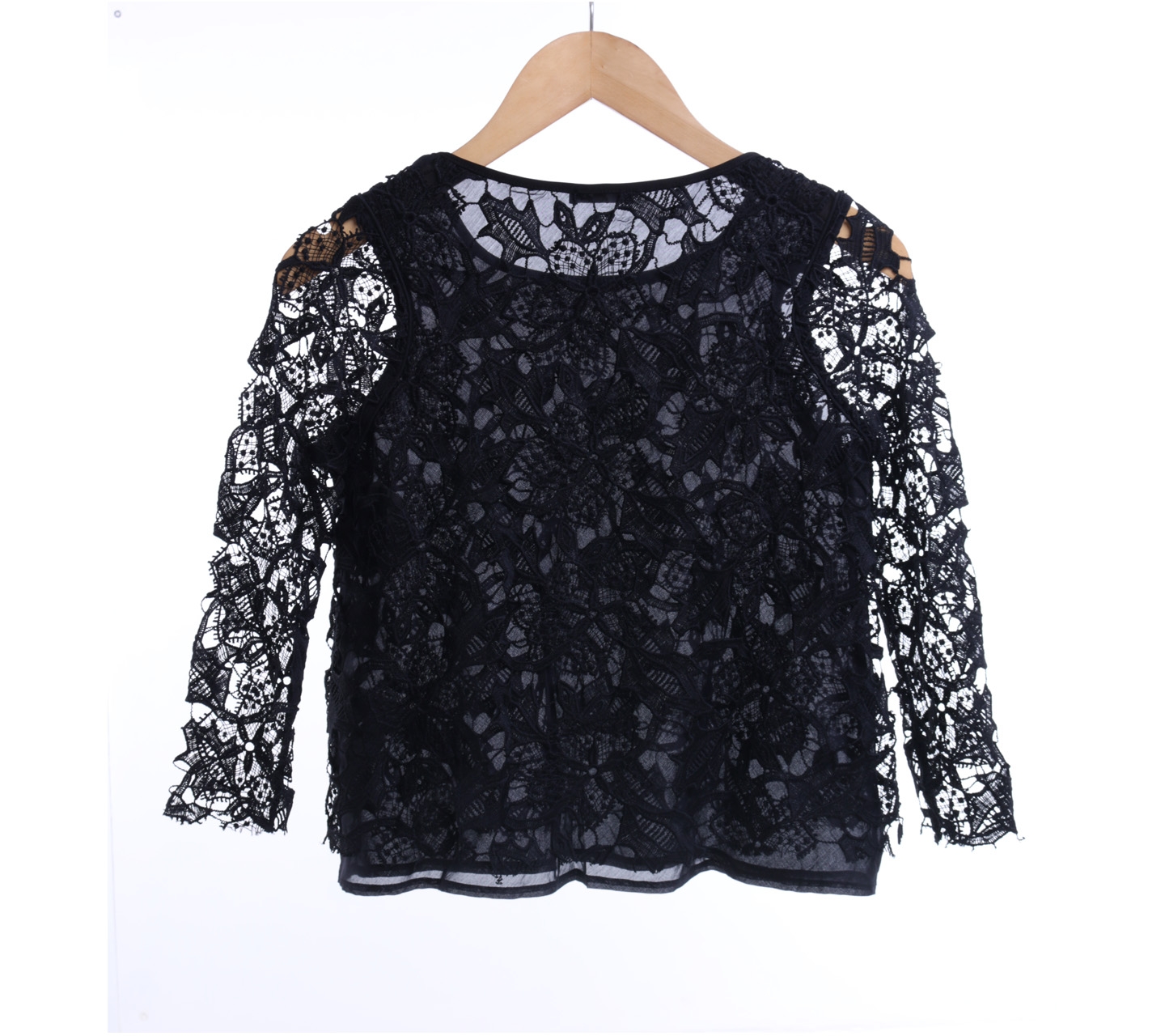 Zara Black Lace Blouse