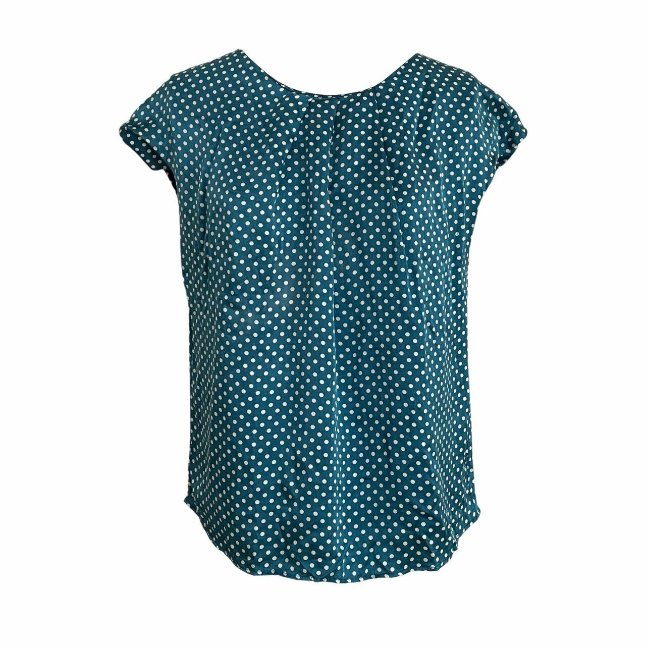 Zara Blue Polkadots Blouse