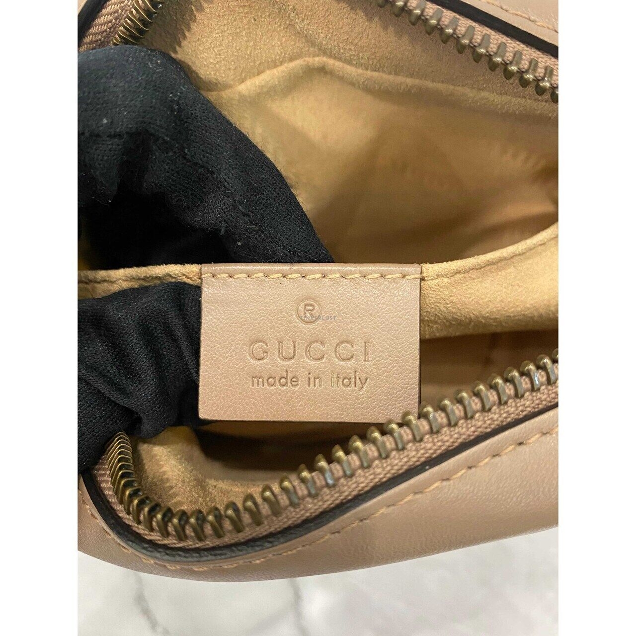 Gucci Marmont Mini Camera Bag Nude GHW Sling Bag