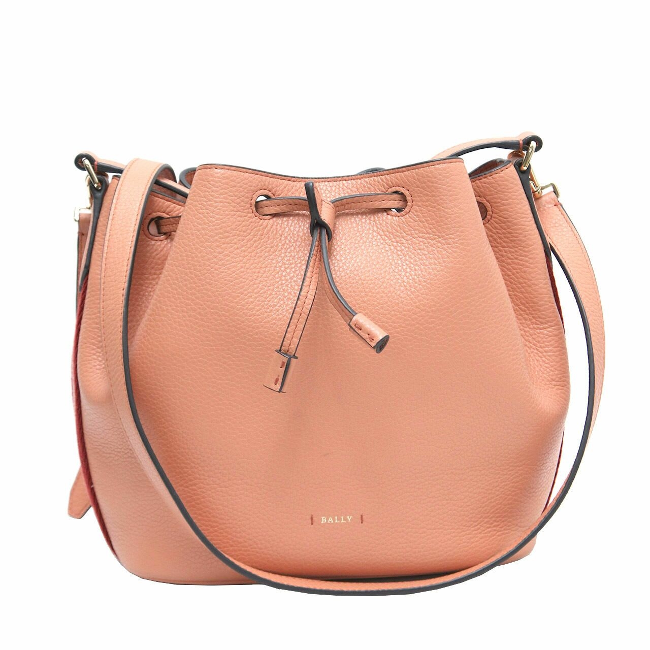 Bally Rosehaze 16 Bovine Grained Salmon Satchel Bag