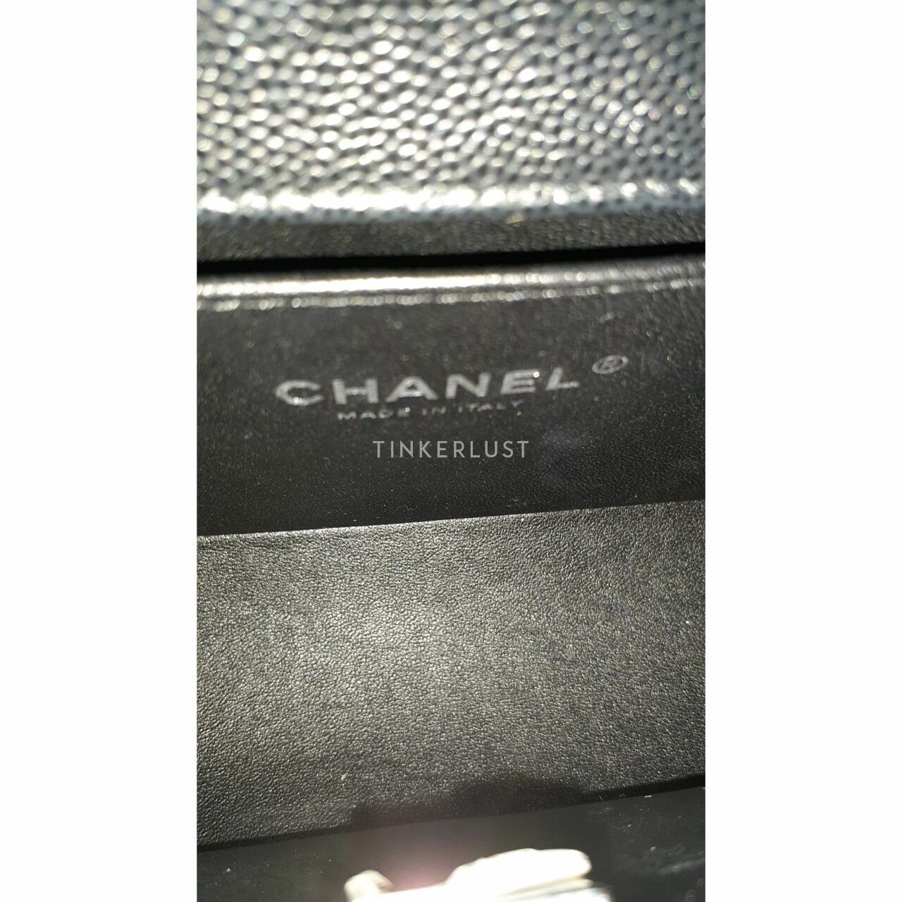 Chanel Boy Medium Caviar Black RHW Chip 2023