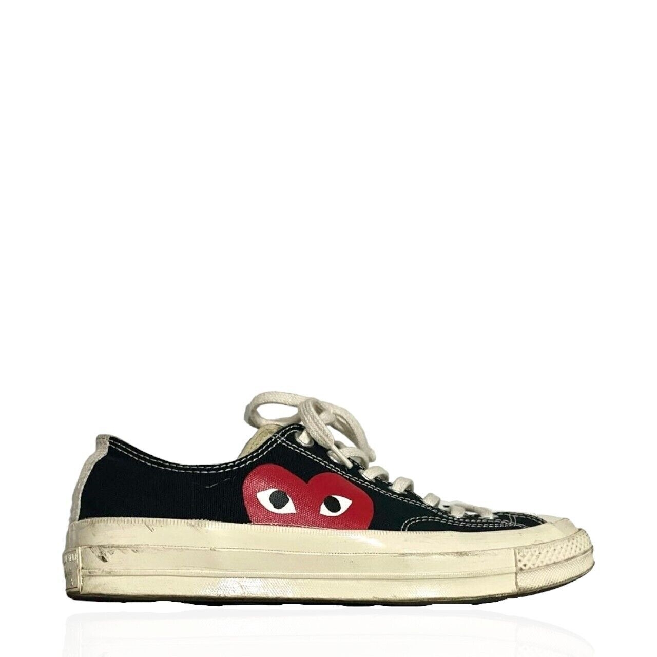 Comme des Garcons Heart Black Sneakers