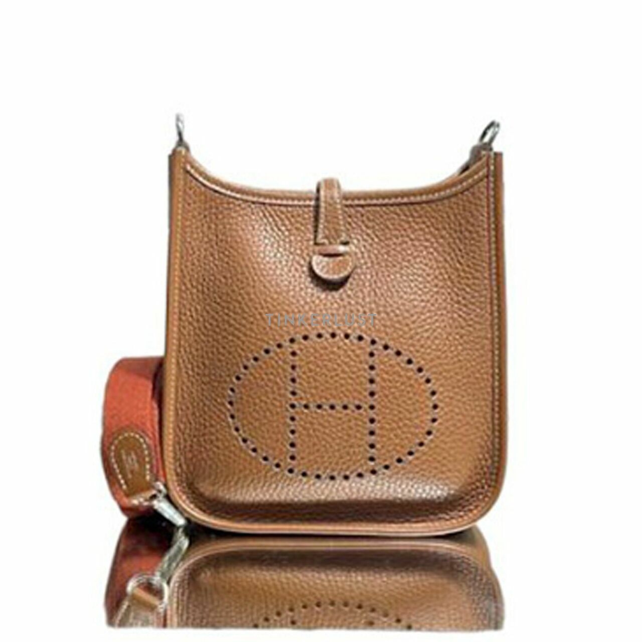 Hermes Mini Evelyne Gold PHW #C Sling Bag