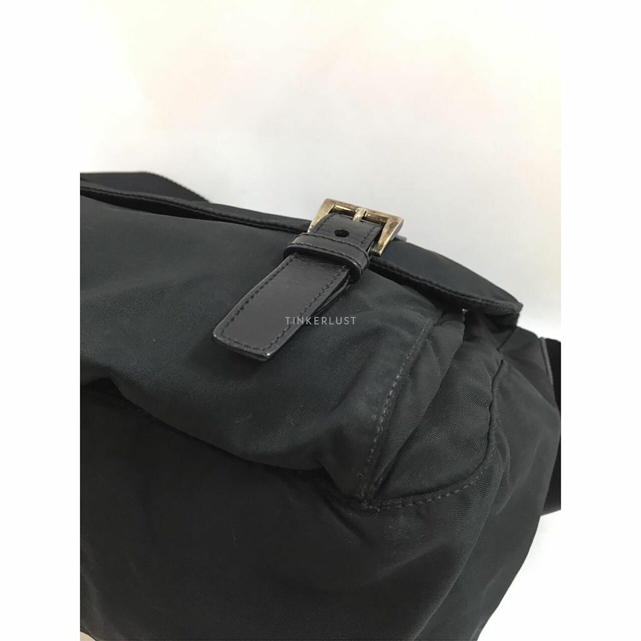 Prada Vela Sport Nero Nylon Messenger Bag 2006 Black Sling Bag