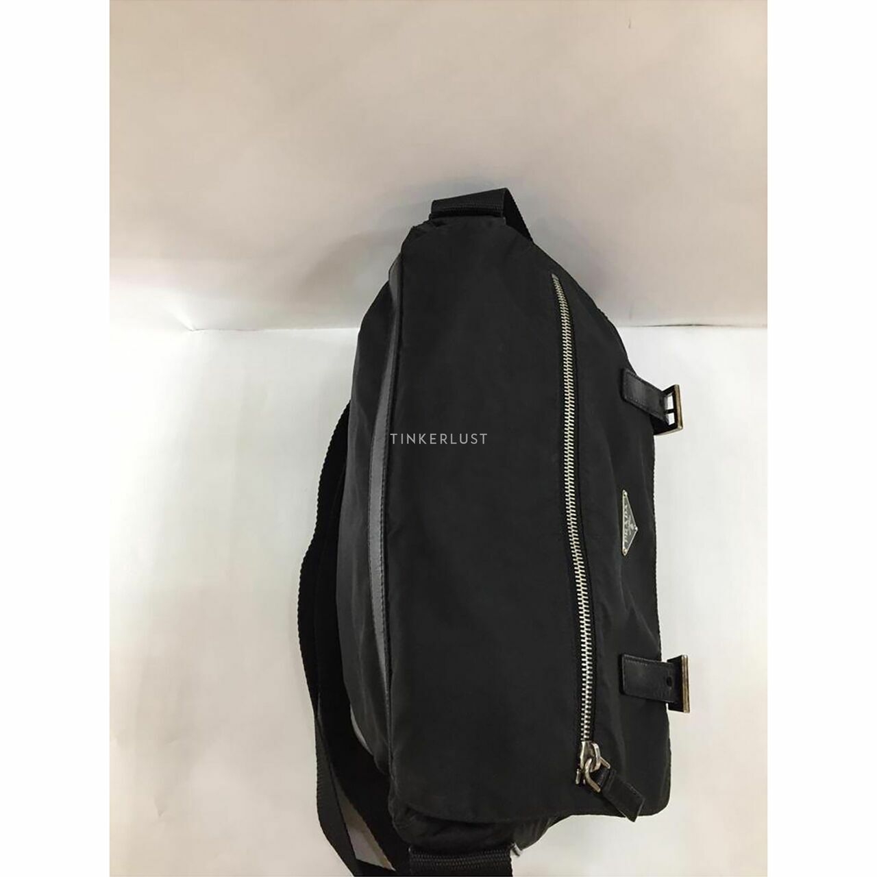 Prada Vela Sport Nero Nylon Messenger Bag 2006 Black Sling Bag