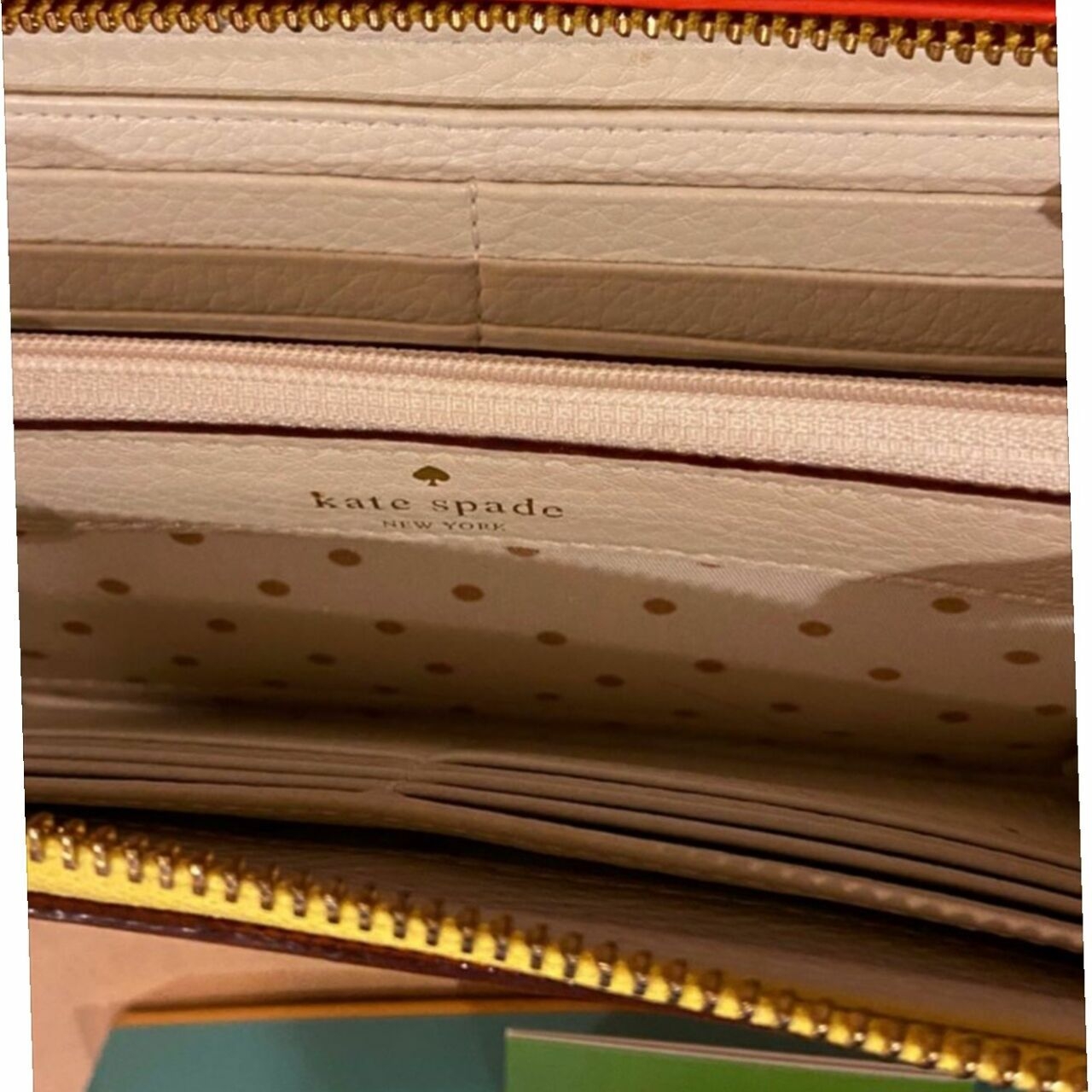 Kate Spade Long Zip Wallet Yellow