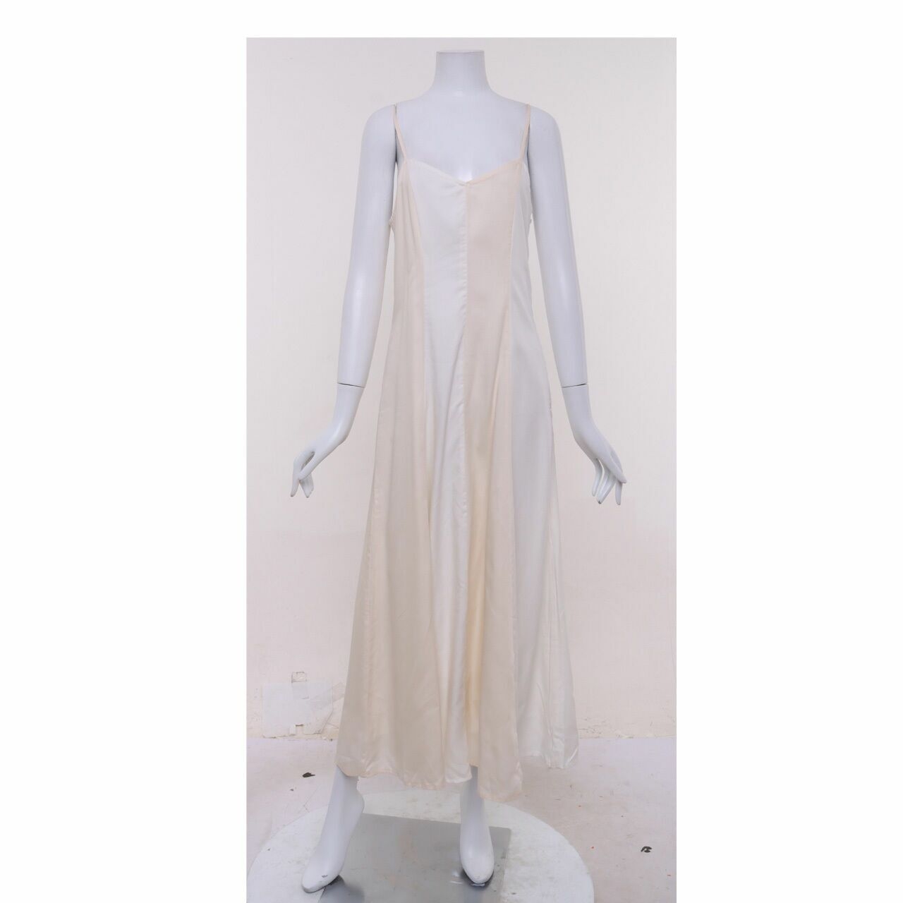 Pomelo. White & Cream Long Dress