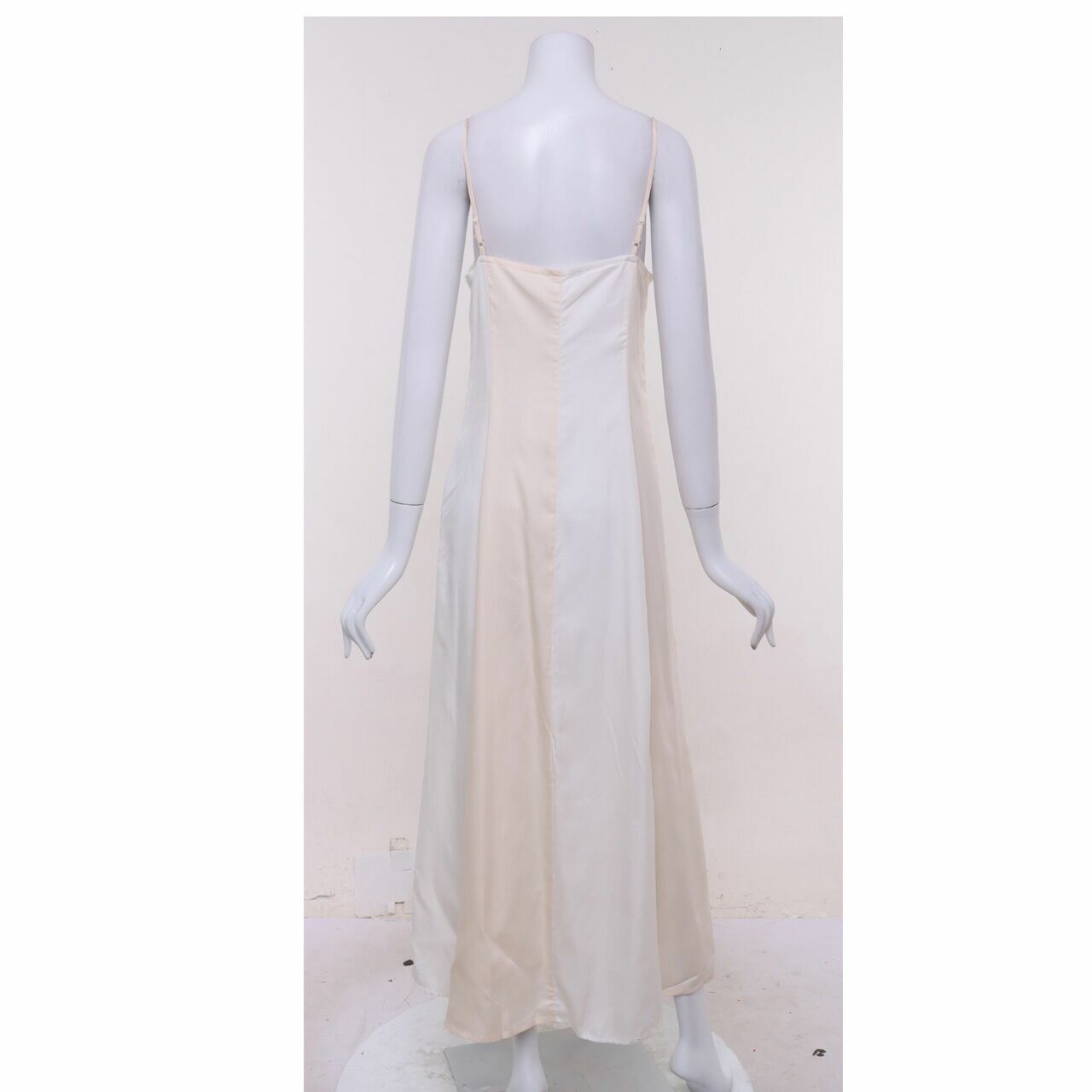 Pomelo. White & Cream Long Dress