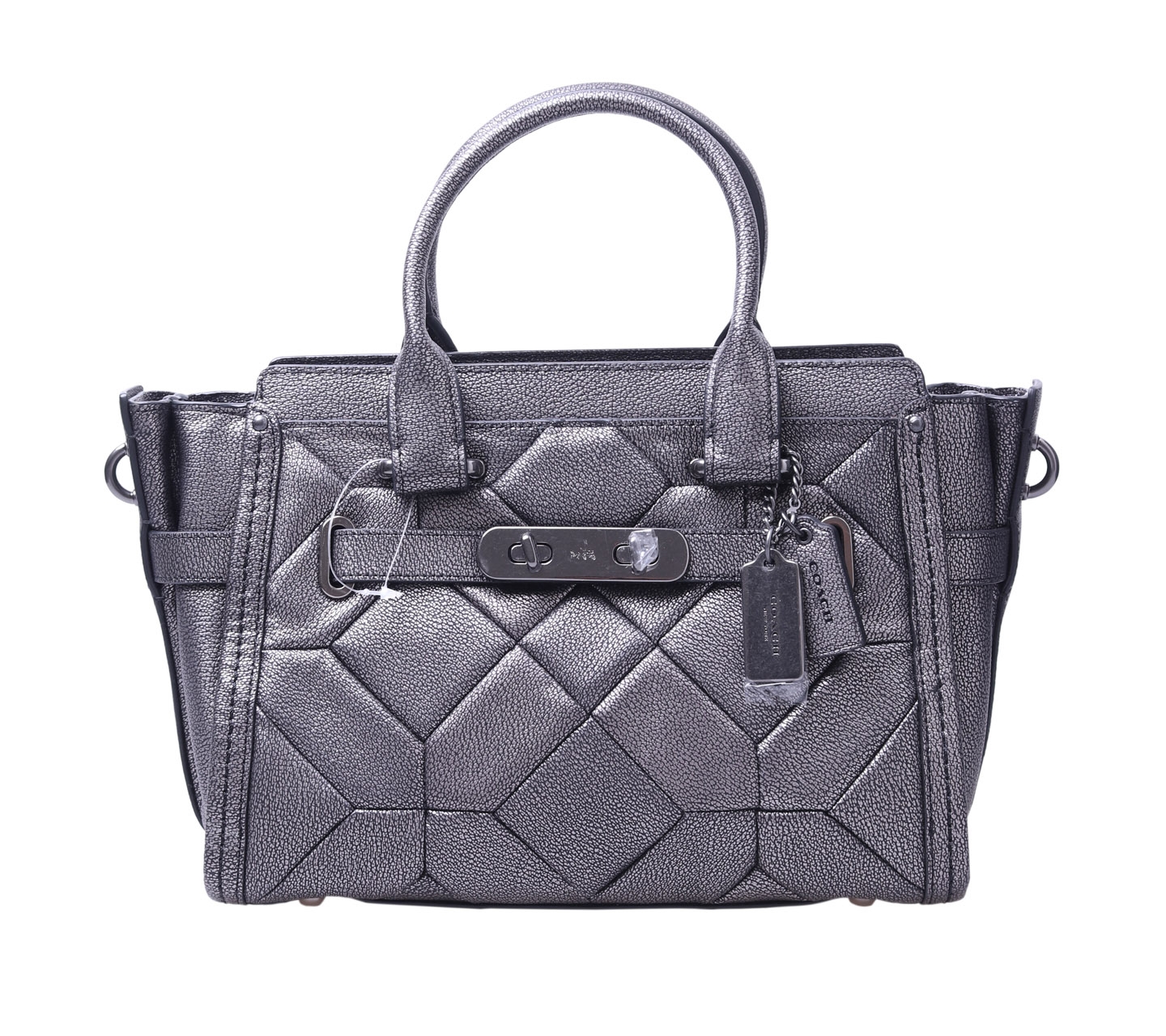 Coach Dark Grey Satchel Bag