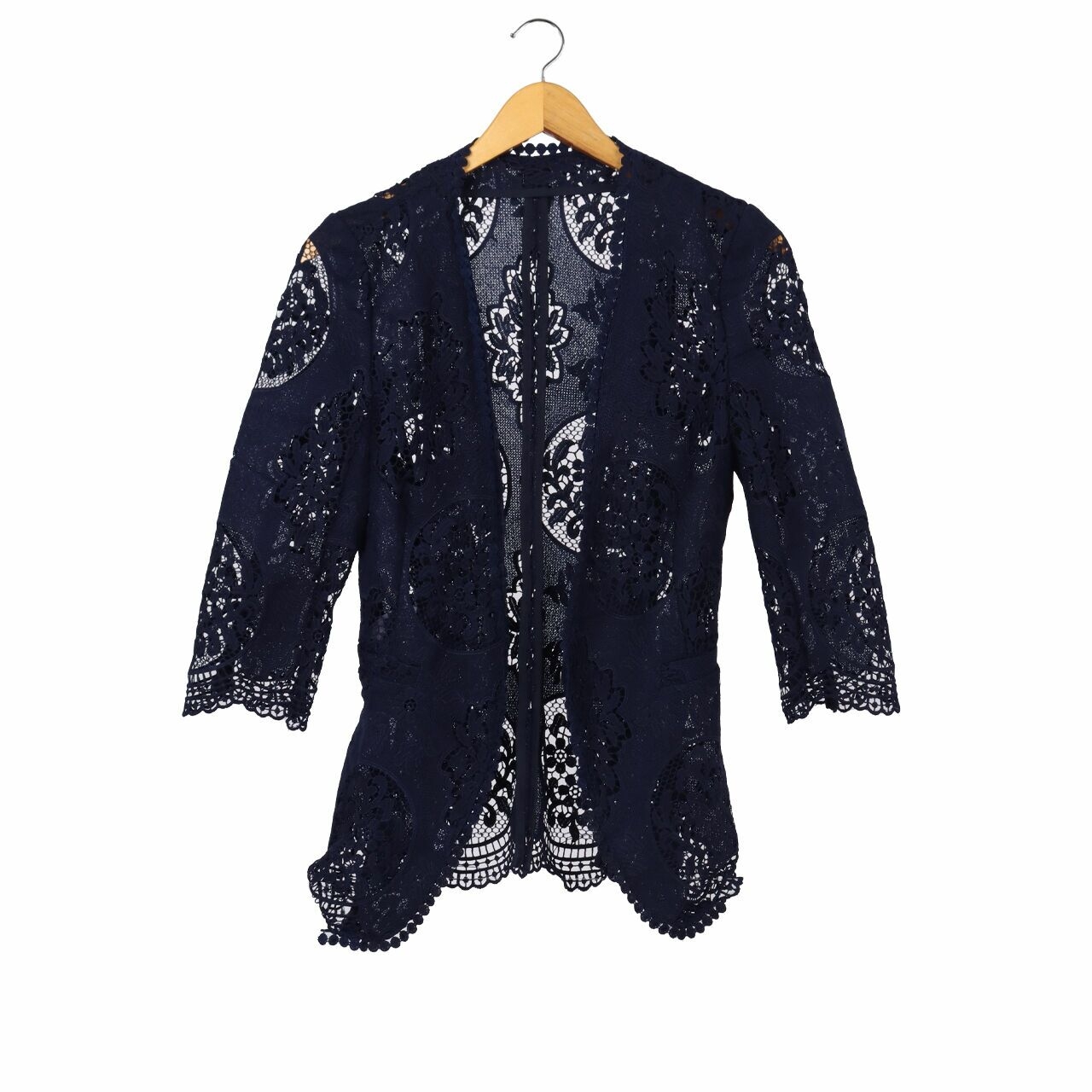 Giordano/Ladies Navy Lace Blazer