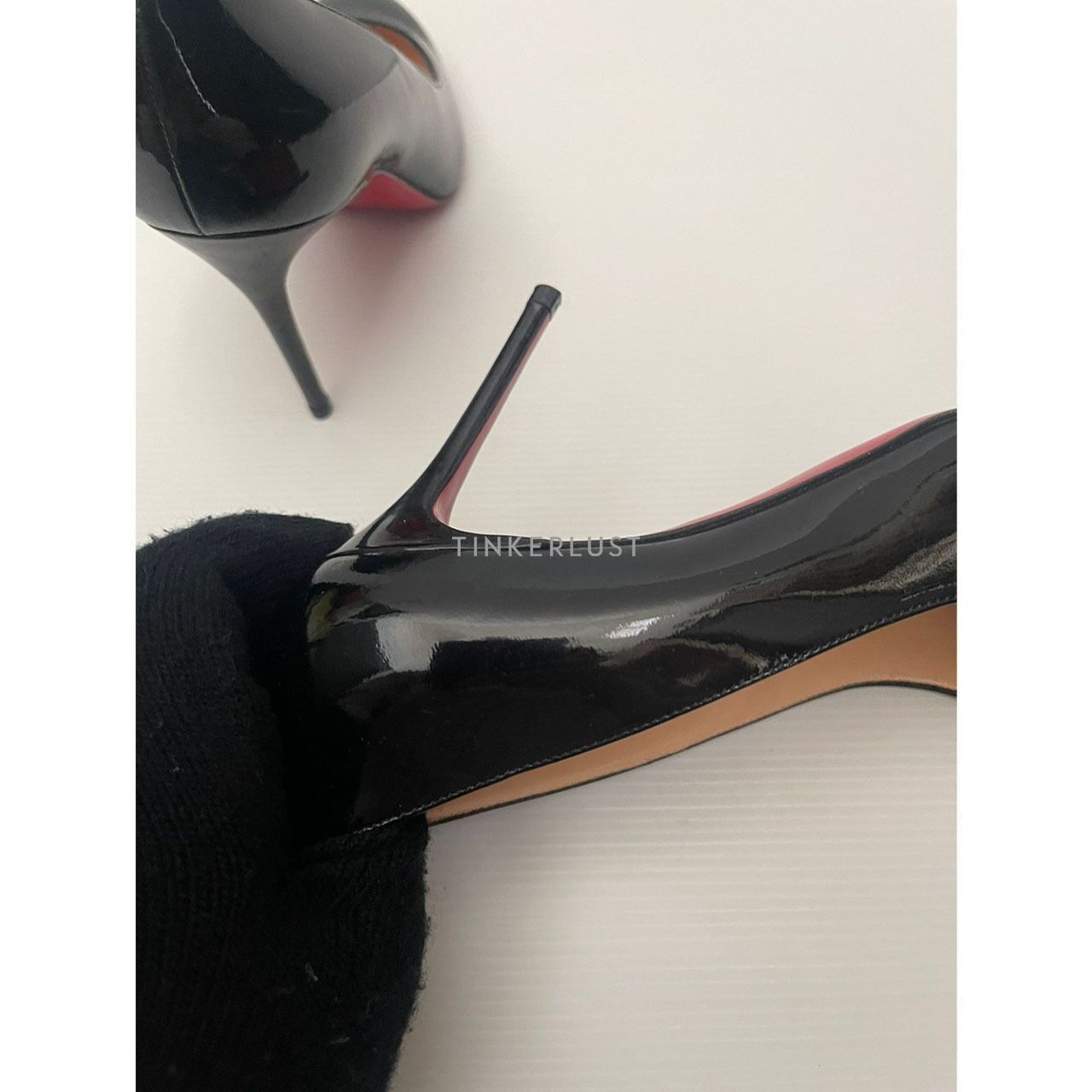 Christian Louboutin Black Patent Heels