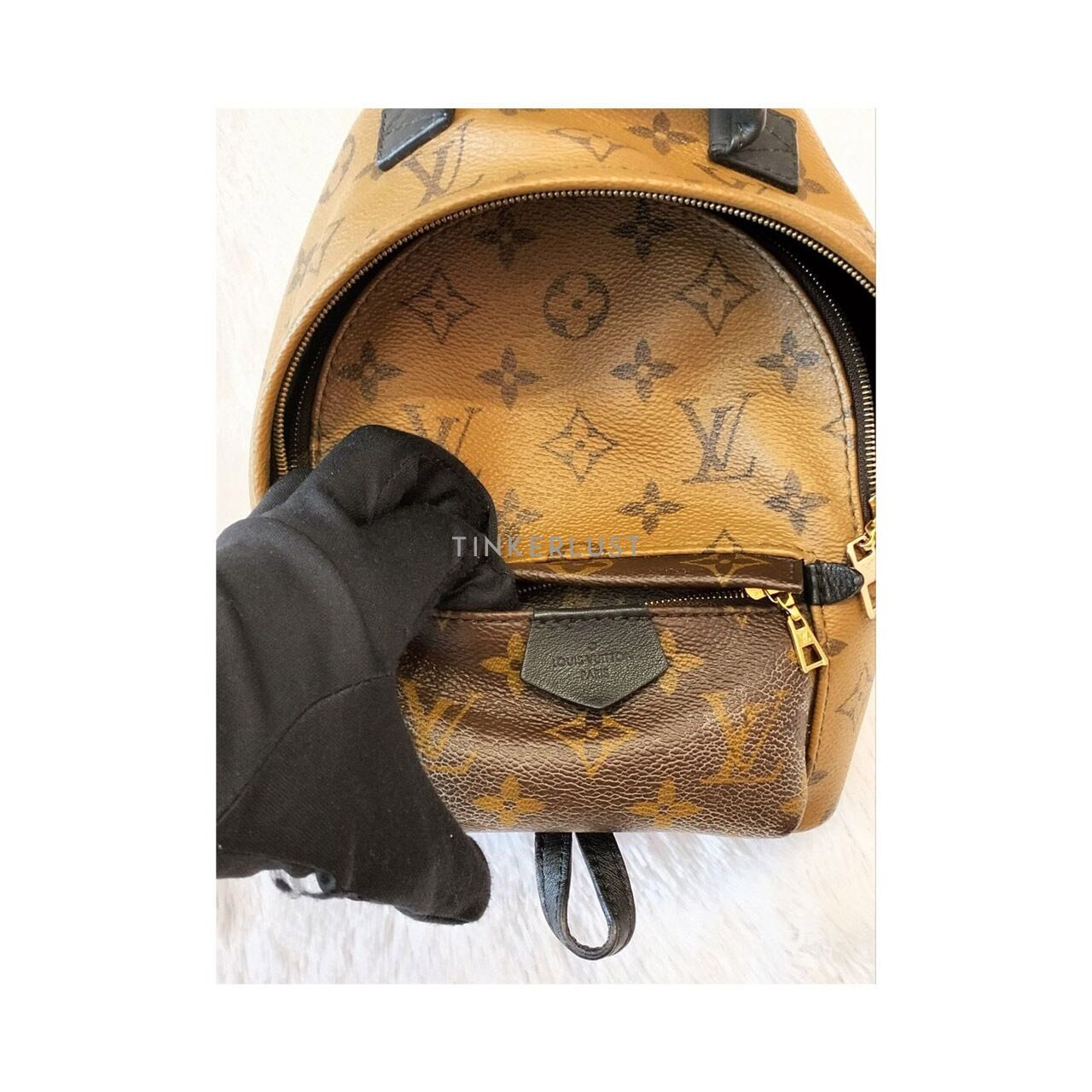 Louis Vuitton Mini Palmspring Monogram Reverse 2017 Backpack