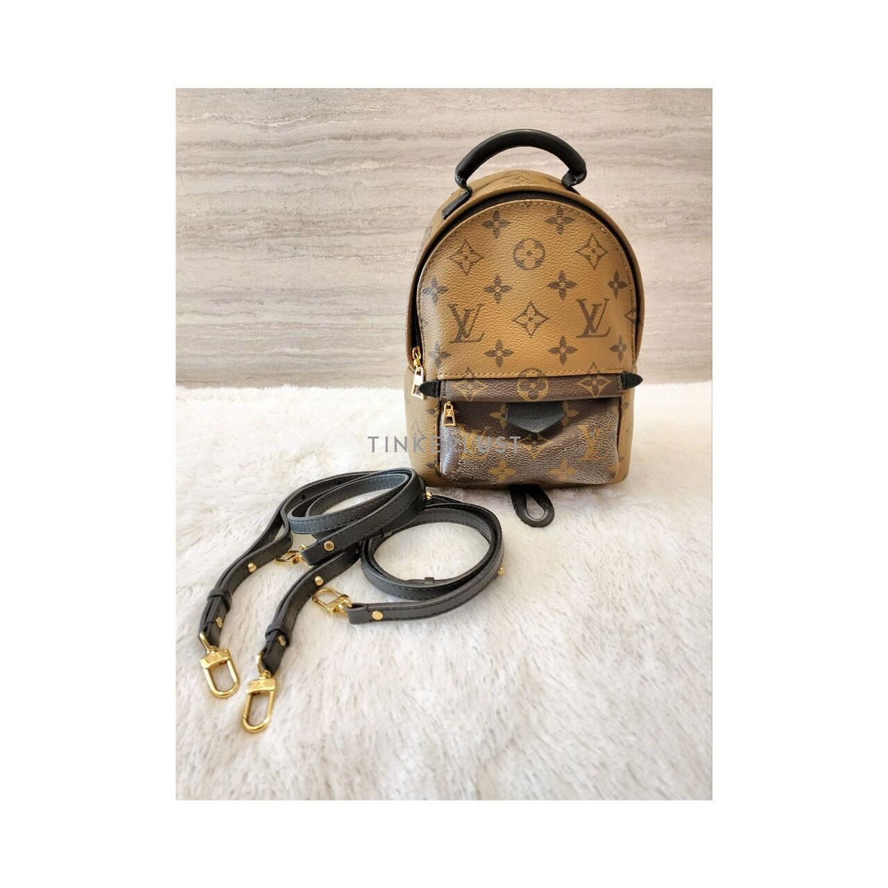 Louis Vuitton Mini Palmspring Monogram Reverse 2017 Backpack