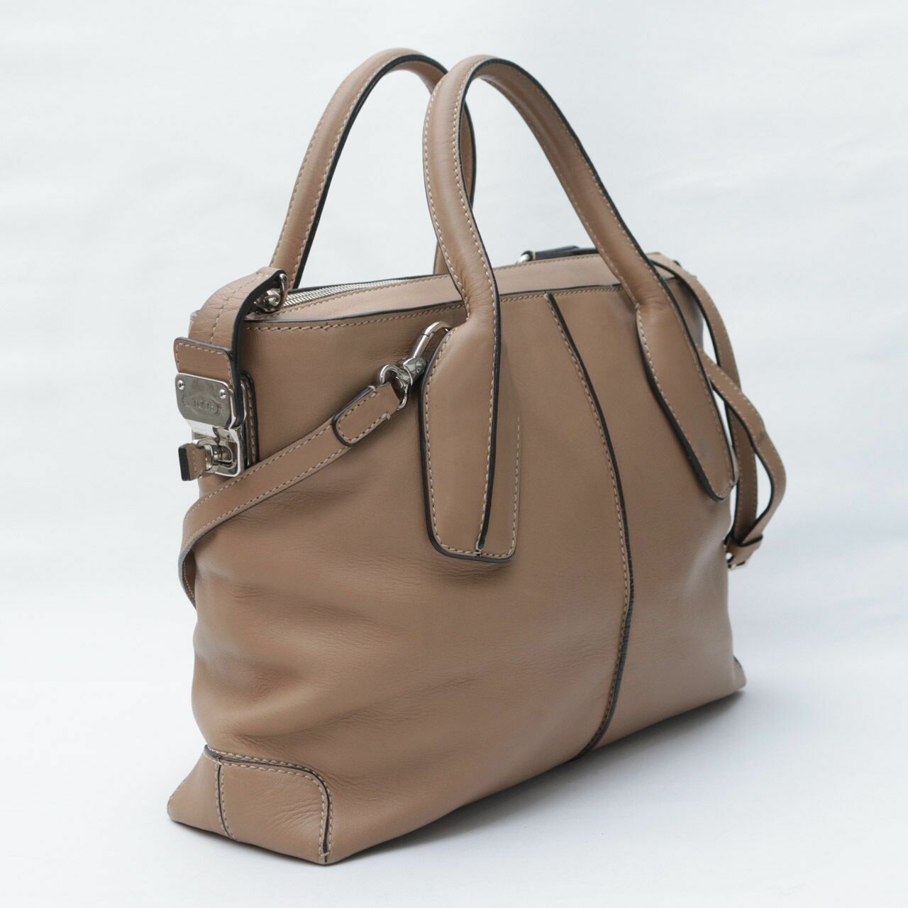 Tod's Brown D Way Medium Satchel Bag