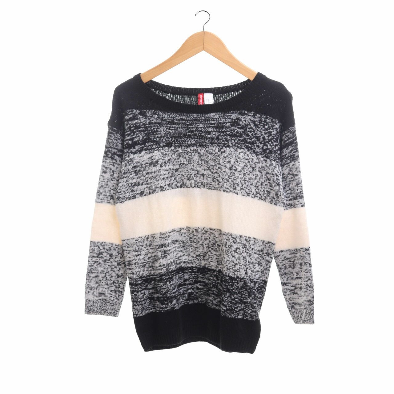 H&M Black & White Knit Sweater