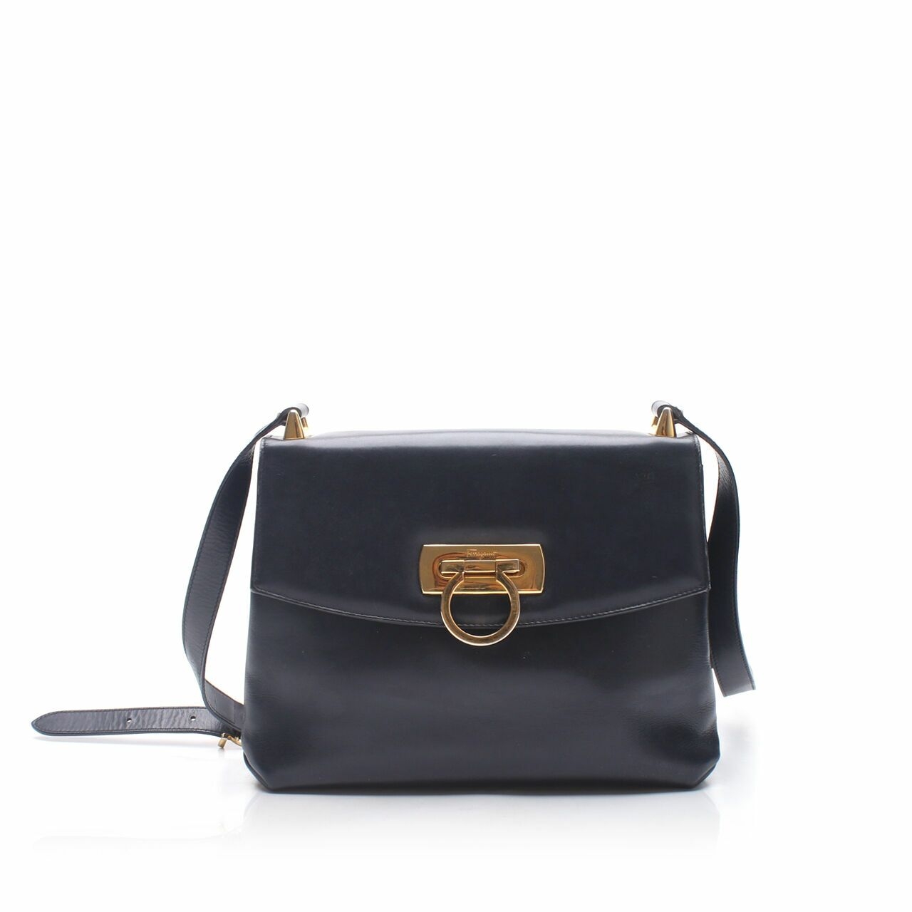 Salvatore Ferragamo Black Crossbody Bag Sling Bag