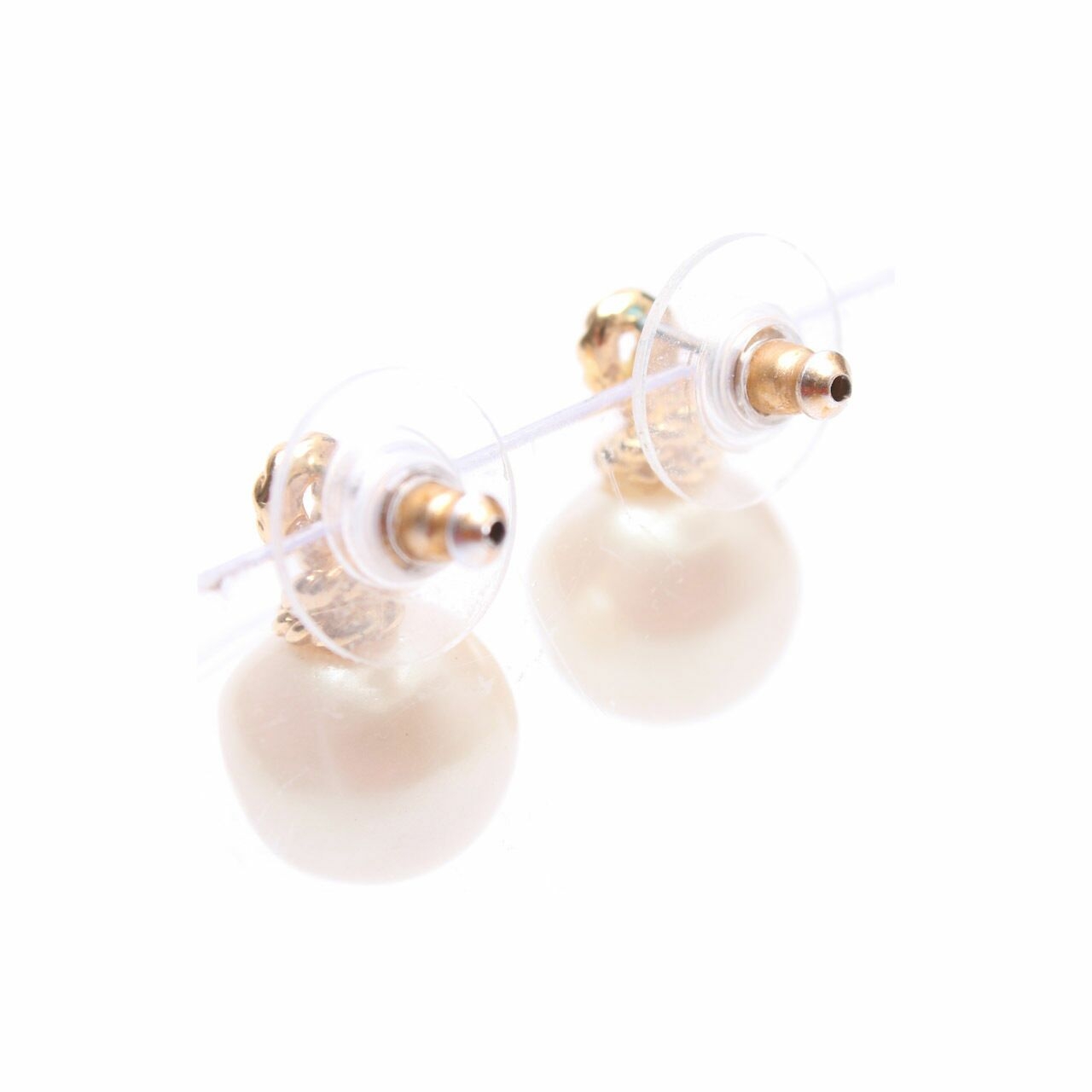 Kate Spade New York Pearl White/Gold Earrings 