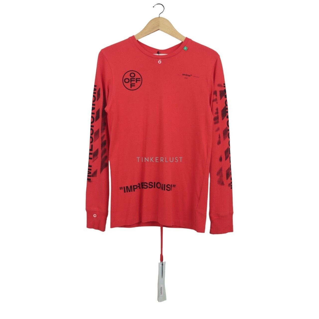 Off-White Impressionism Black & Red Sweater