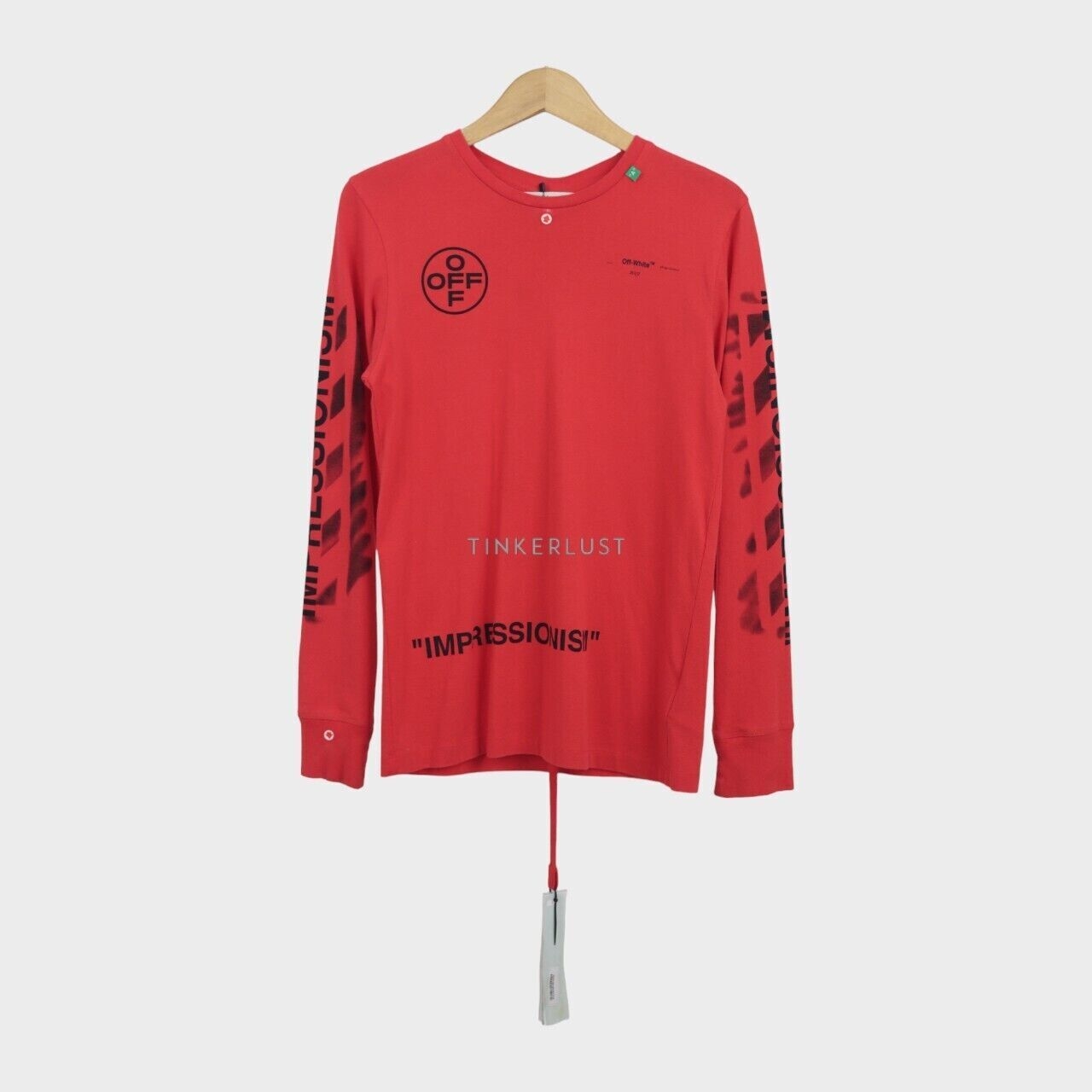 Off-White Impressionism Black & Red Sweater