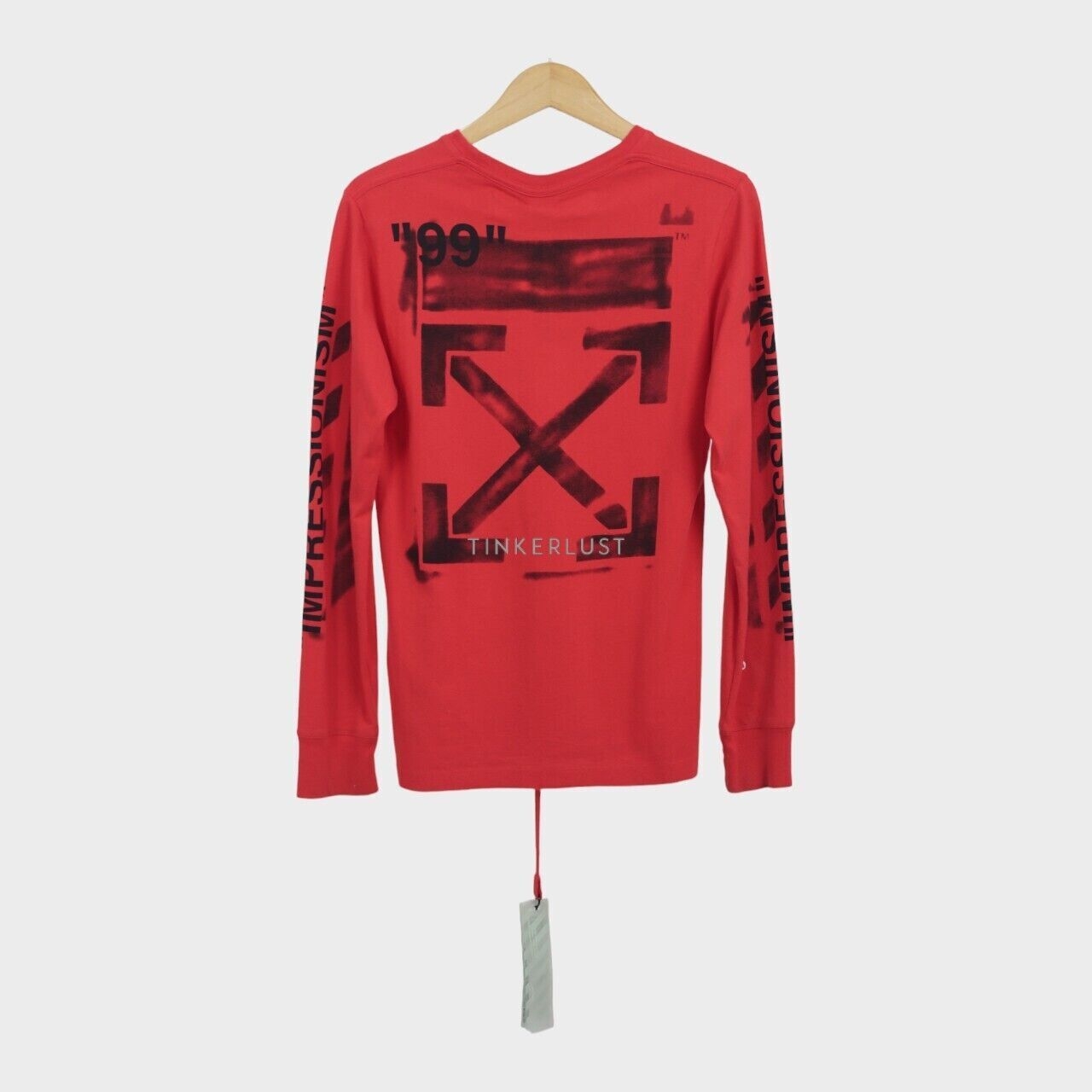 Off-White Impressionism Black & Red Sweater