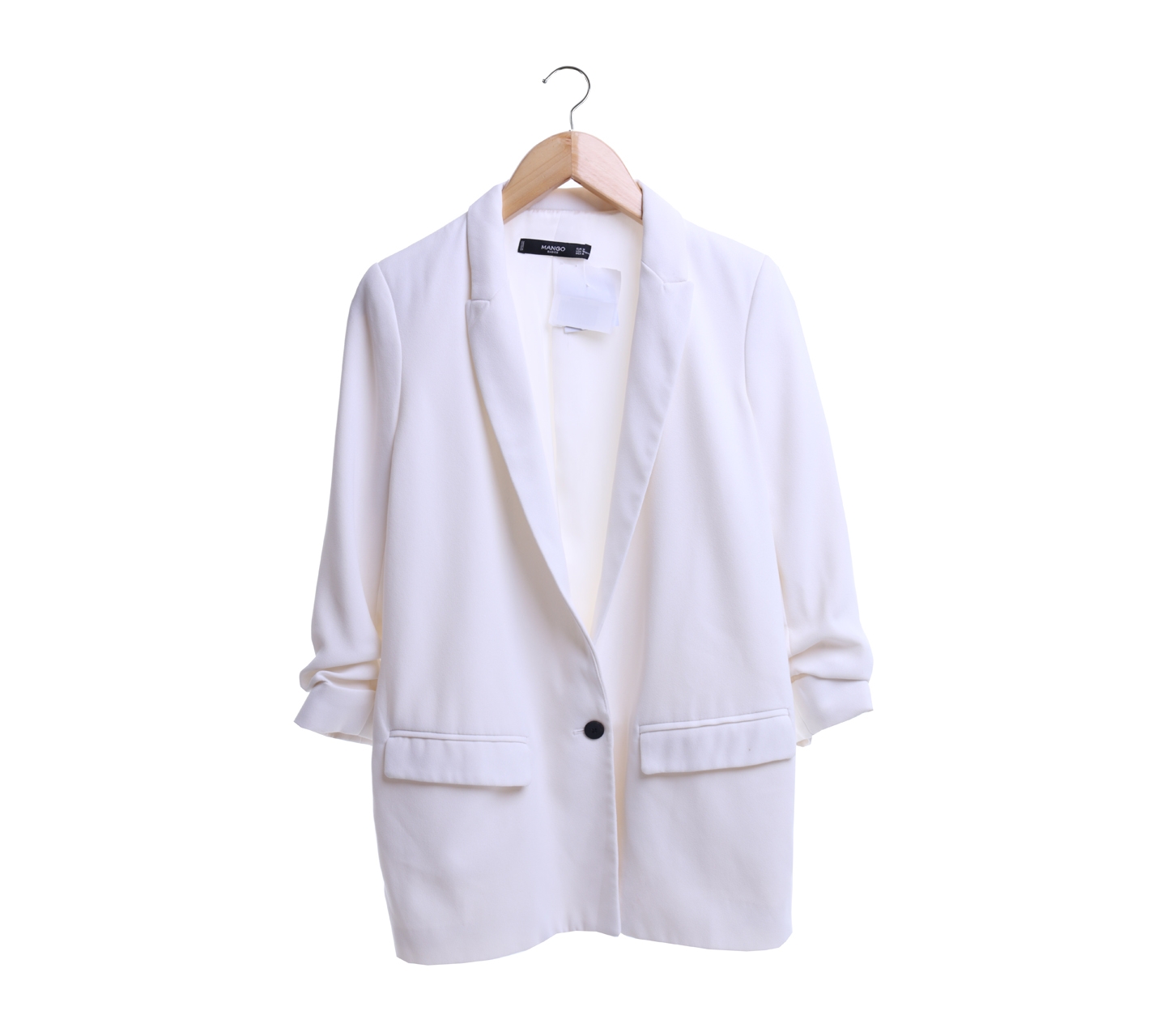 Mango White Blazer