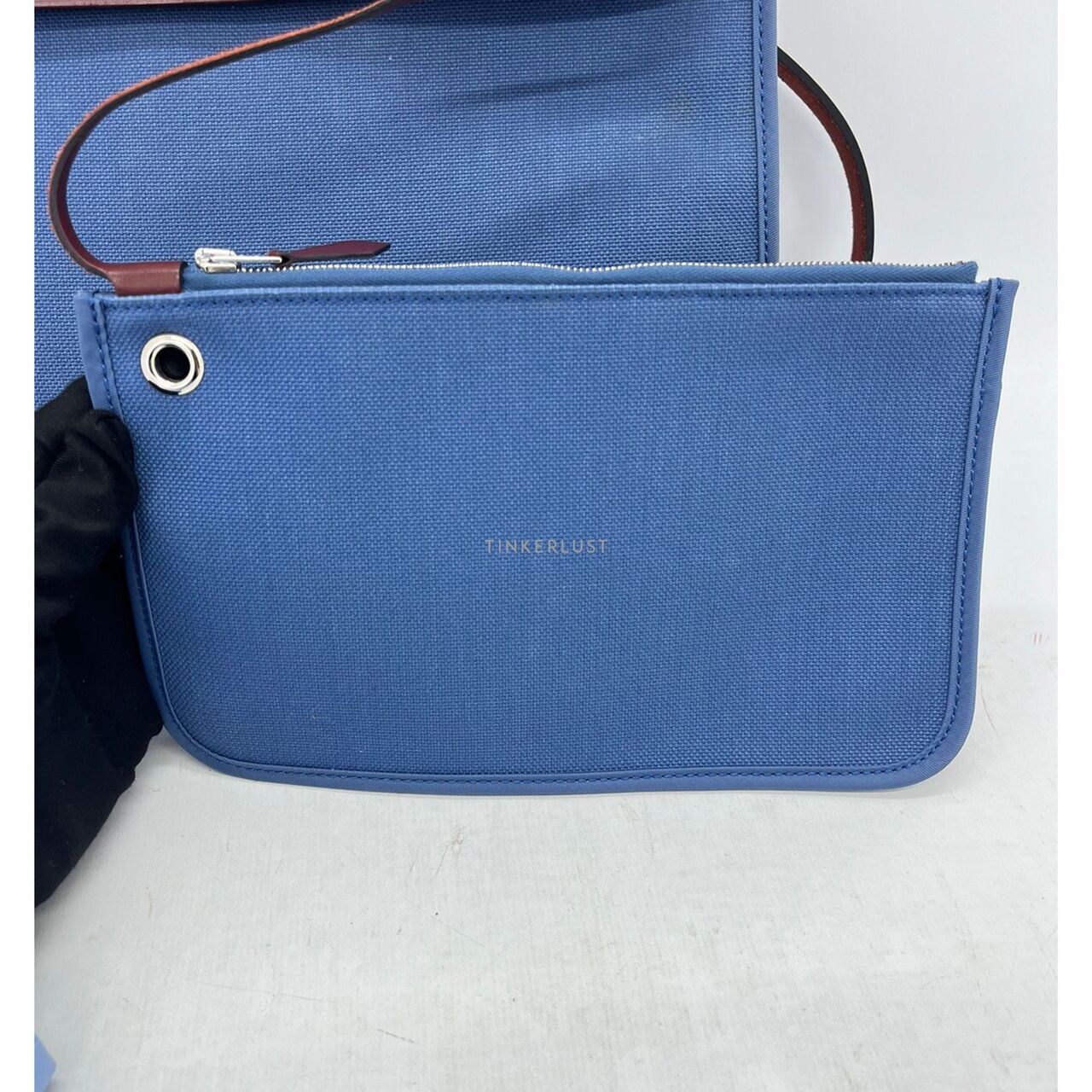 Hermes Herbag 31 Blue PHW #X Satchel Bag