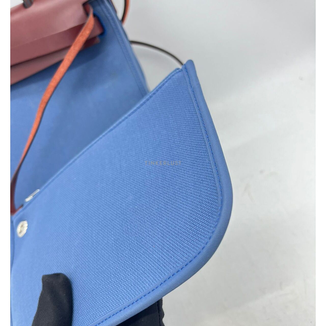 Hermes Herbag 31 Blue PHW #X Satchel Bag