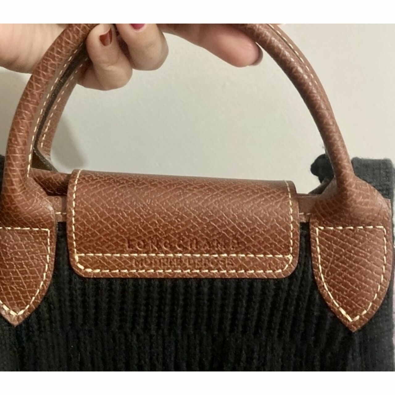 Longchamp Black Filet Bag