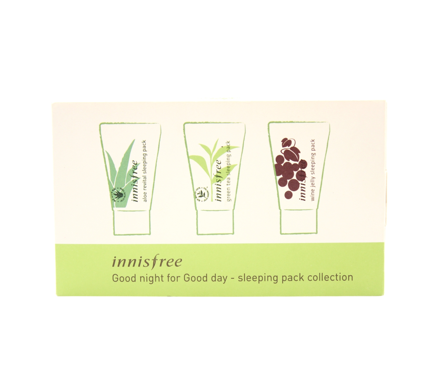 Innisfree Good Night For Good Day Sleeping Pack Collection Faces