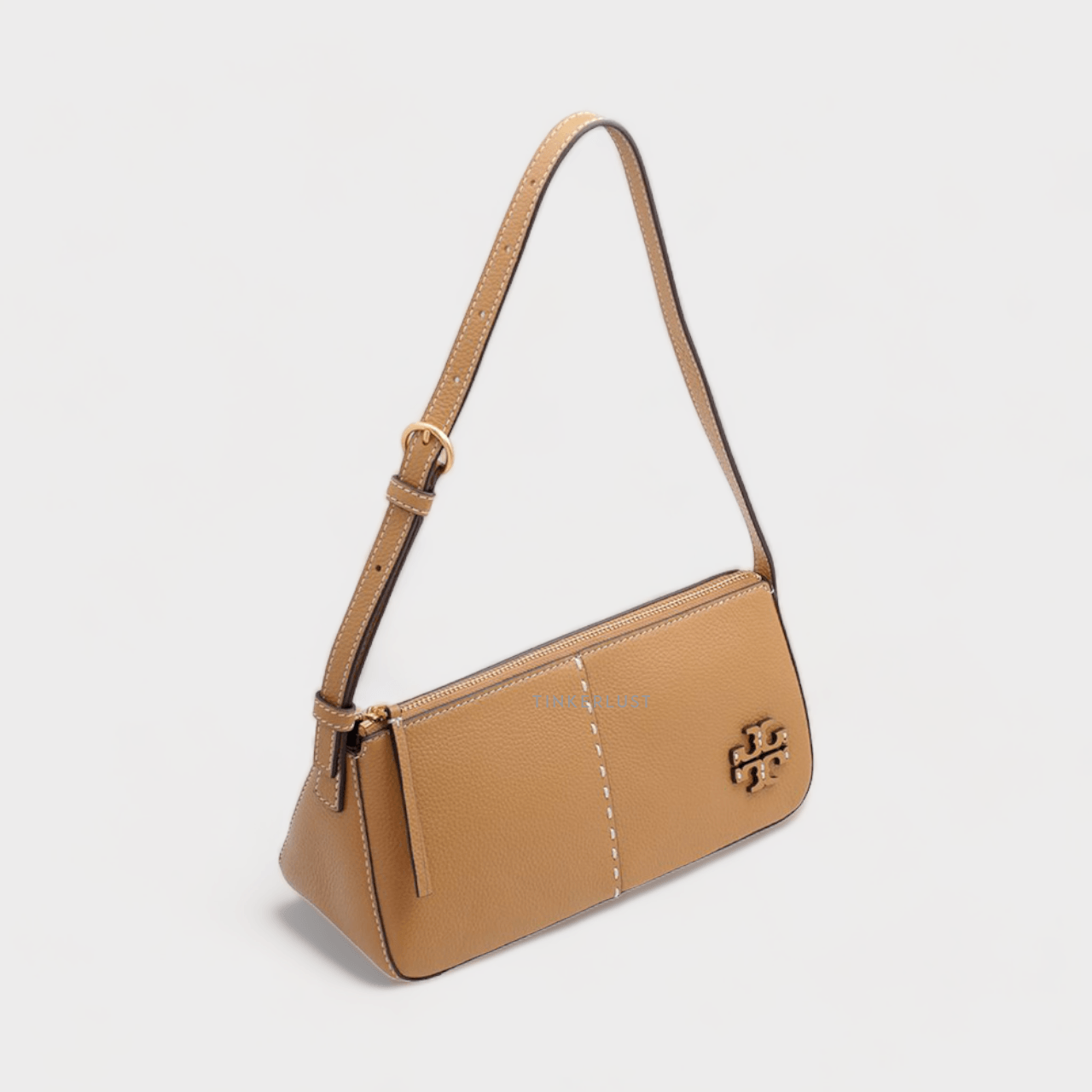 Tory Burch McGraw Wedge Shoulder Bag in Tiramisu