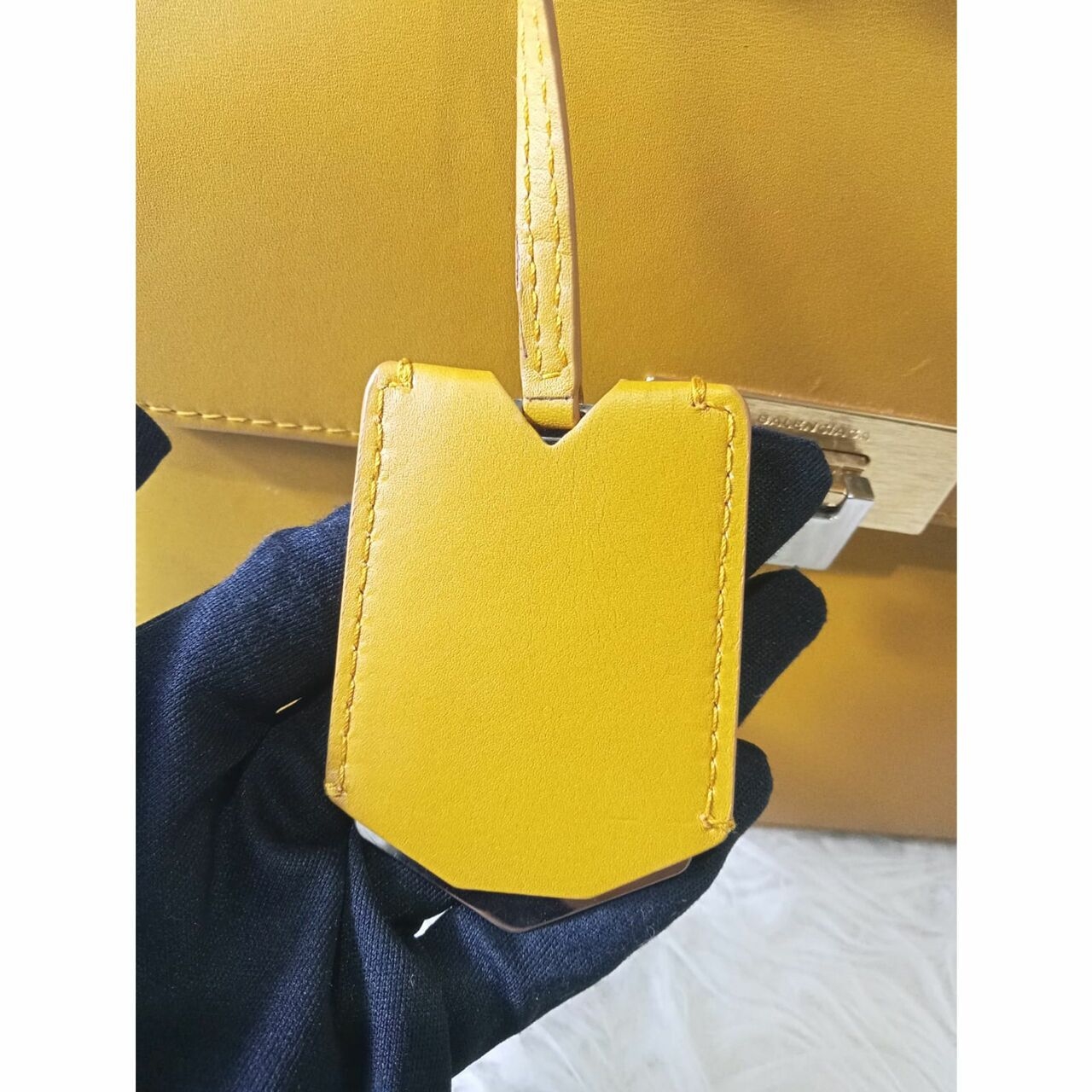 Balenciaga Le Dix Cartable Top Handle Yellow 2014 Satchel