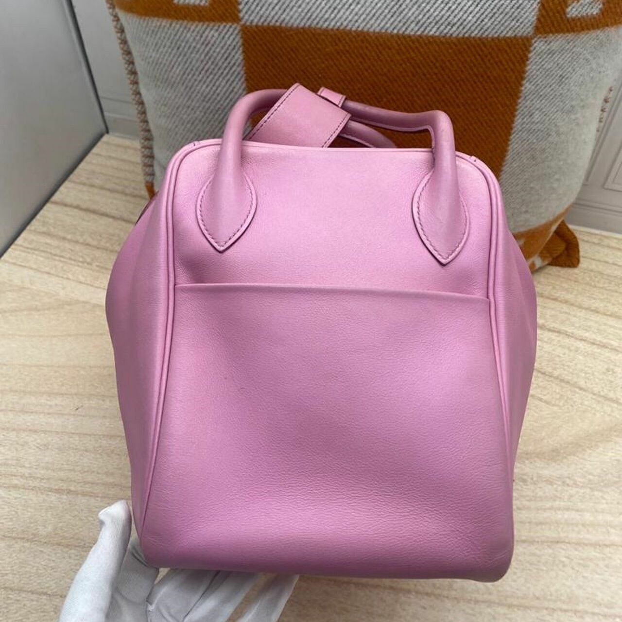 Hermes Lindy 34 Bubble Gum #N Shoulder Bag