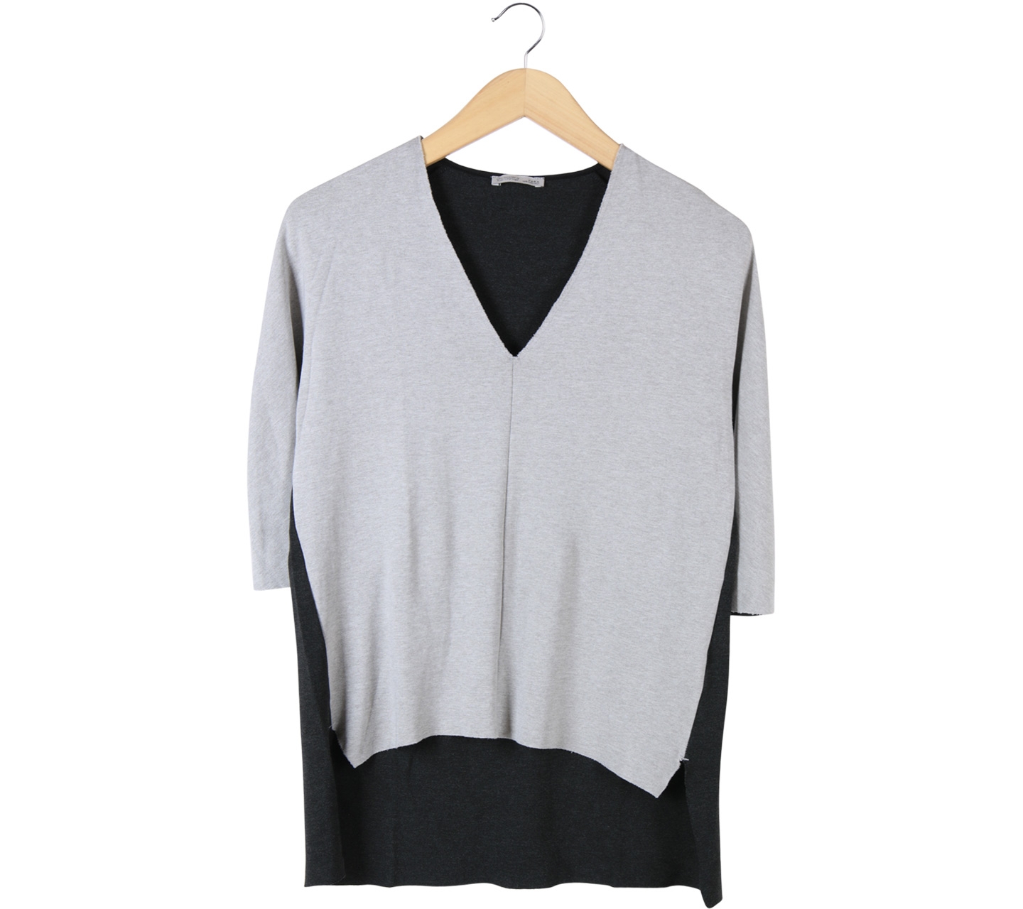 Zara Grey Asymetric Blouse