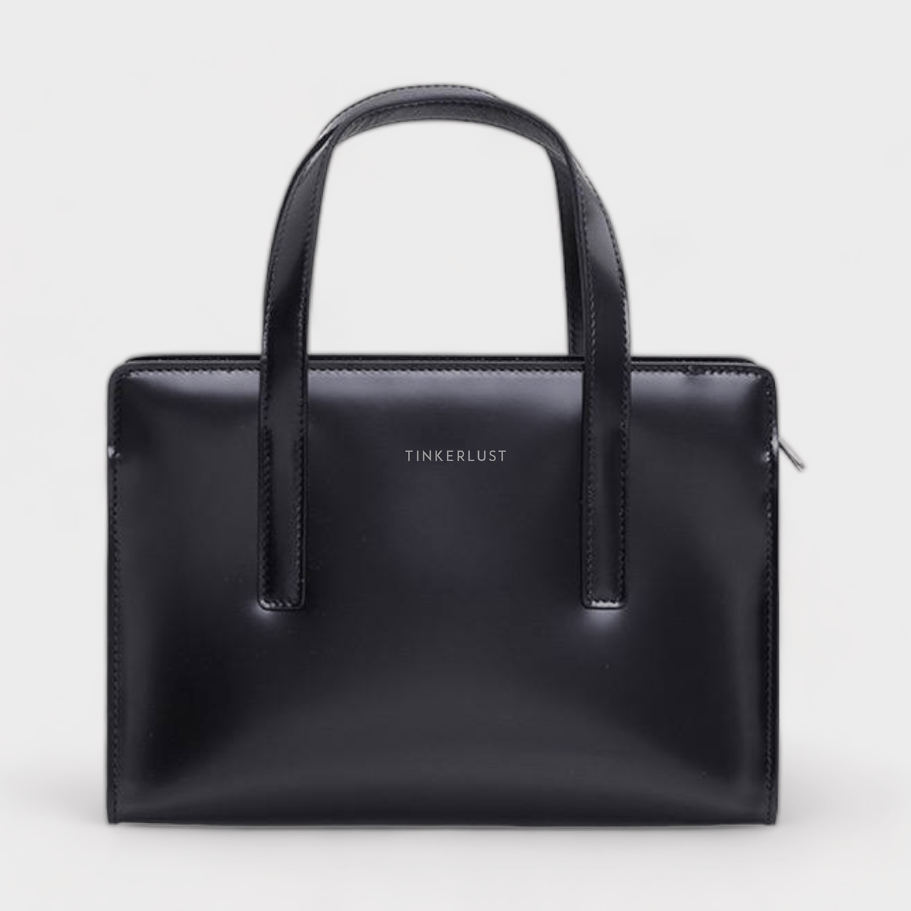 Prada Mini Re-Edition 1995 in Black Brushed Leather Handbag 