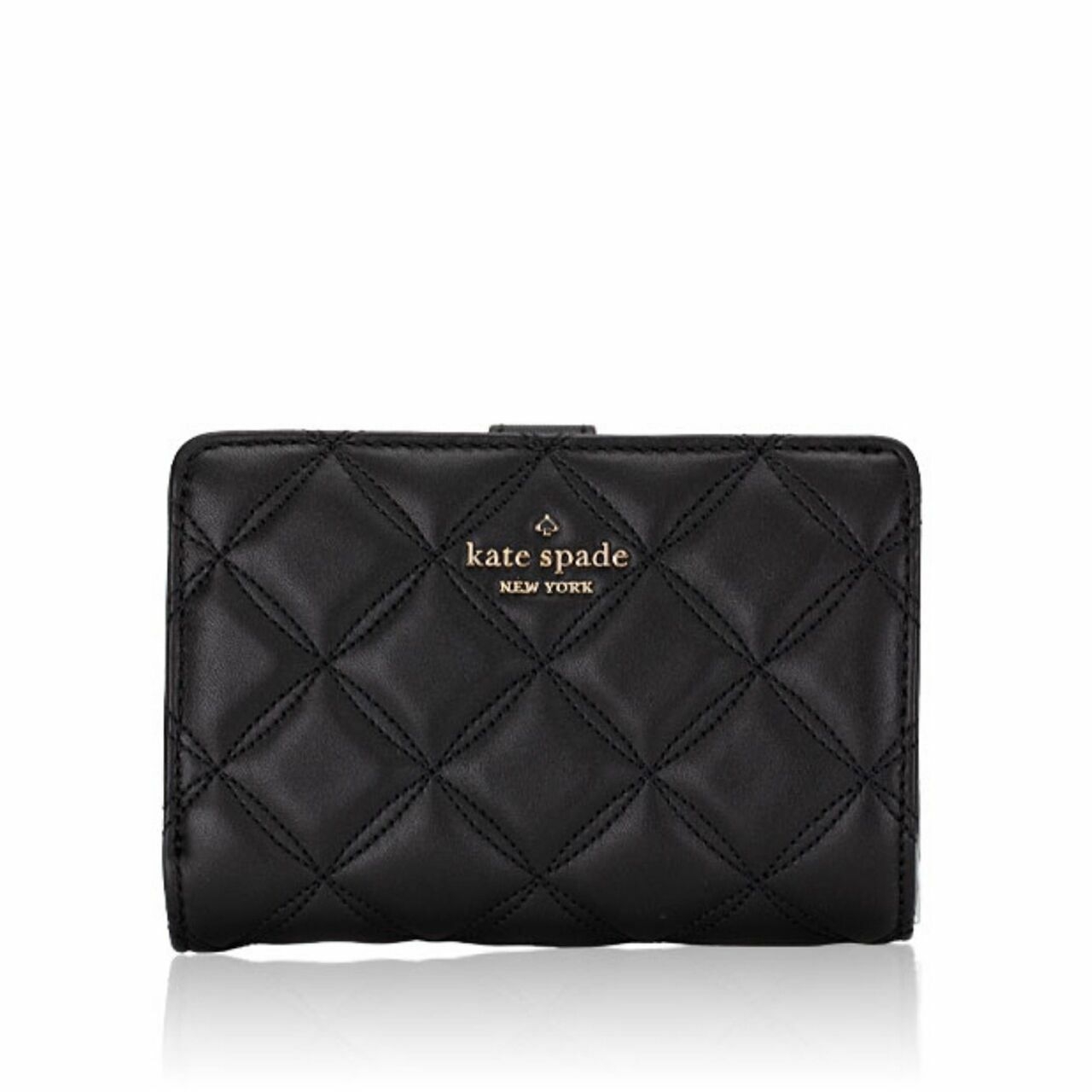 Kate Spade New York Natalia Medium Compact Bifold Wallet Black