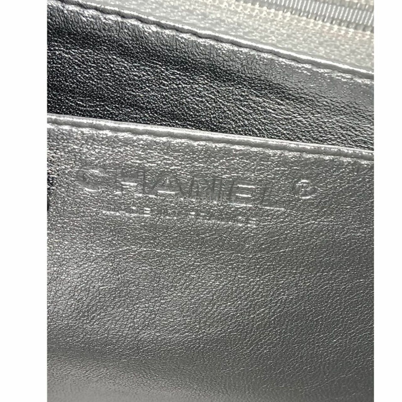 Chanel Maxi Silver Lambskin #14 SHW Shoulder Bag