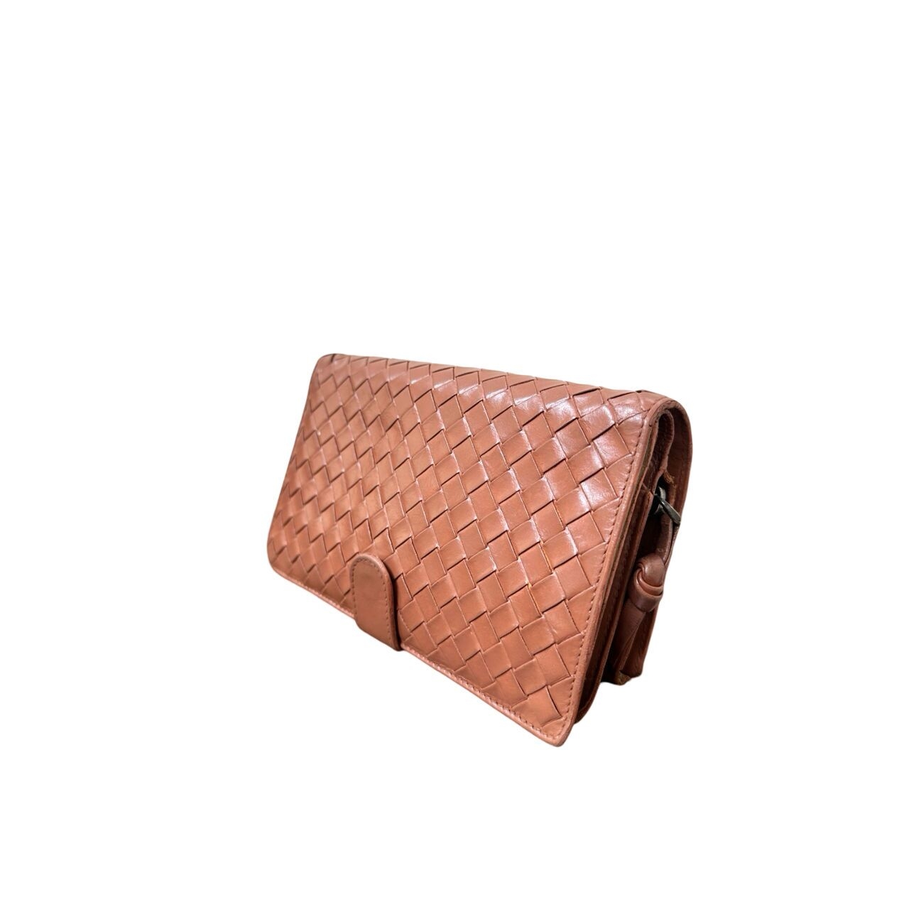 Bottega Veneta Brown Leather Wallet