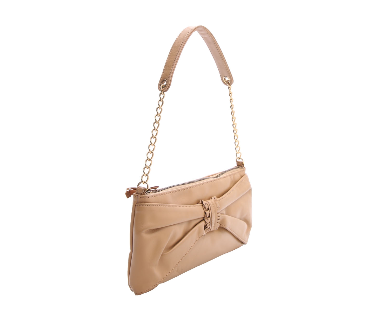 Evita Peroni Cream Shoulder Bag 