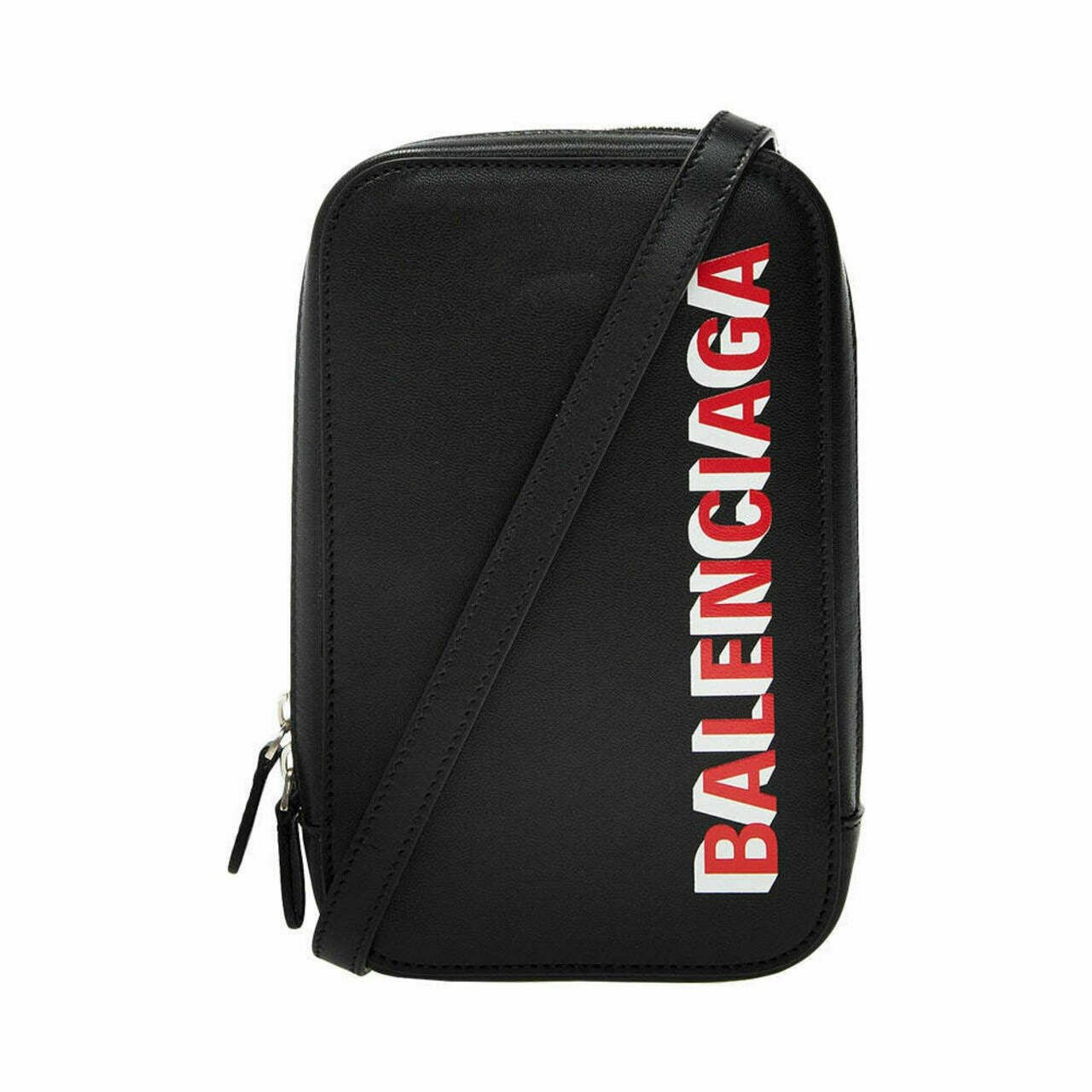 Balenciaga Cash Phone Holder Bag Black