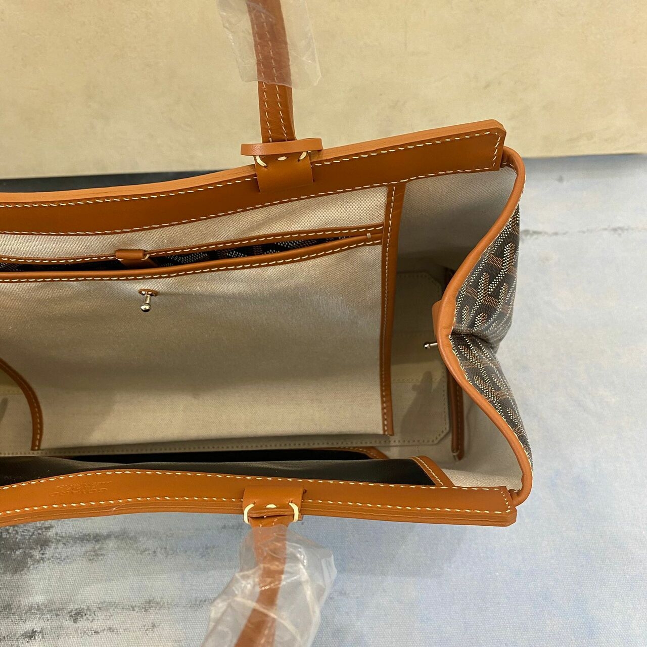 Goyard Bellechasse PM Tan Tote Bag