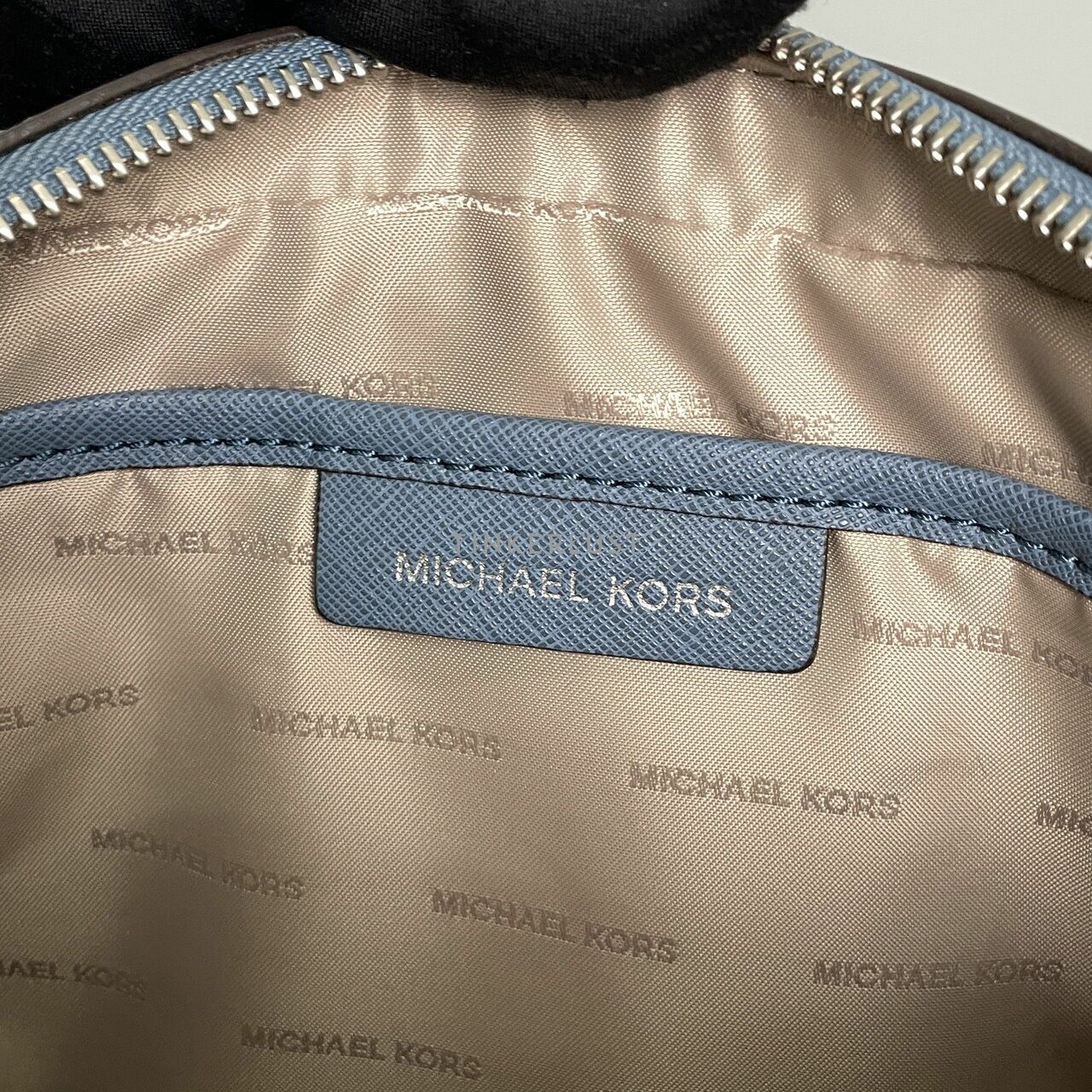  Michael Kors Jet Set Travel Denim Crossbody Bag 