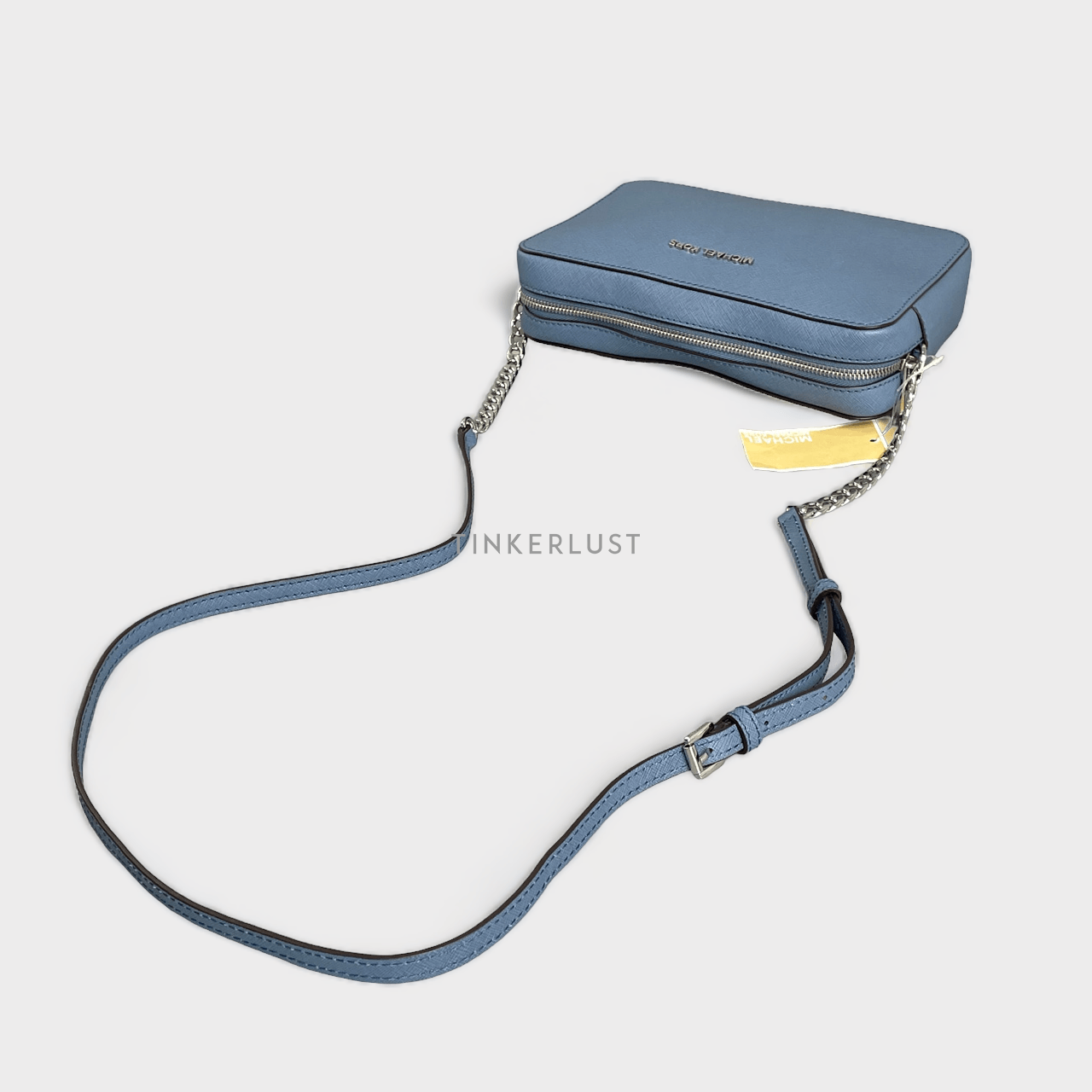  Michael Kors Jet Set Travel Denim Crossbody Bag 