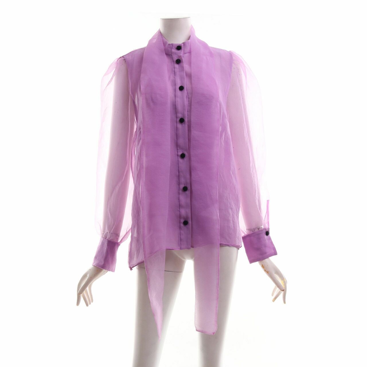 Zara Lavender Sheer Shirt