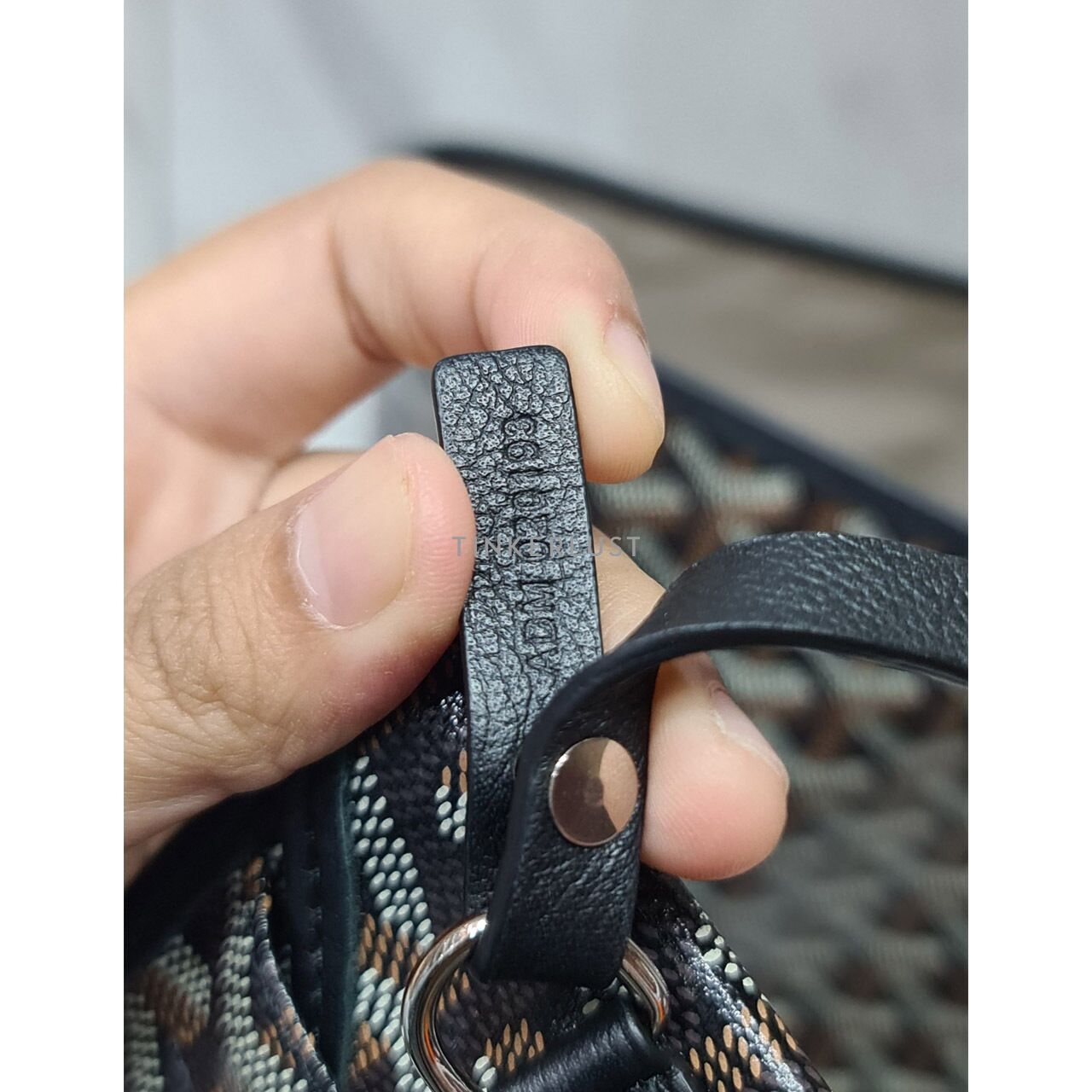 Goyard St Louis PM Black on Black 2019 Tote Bag