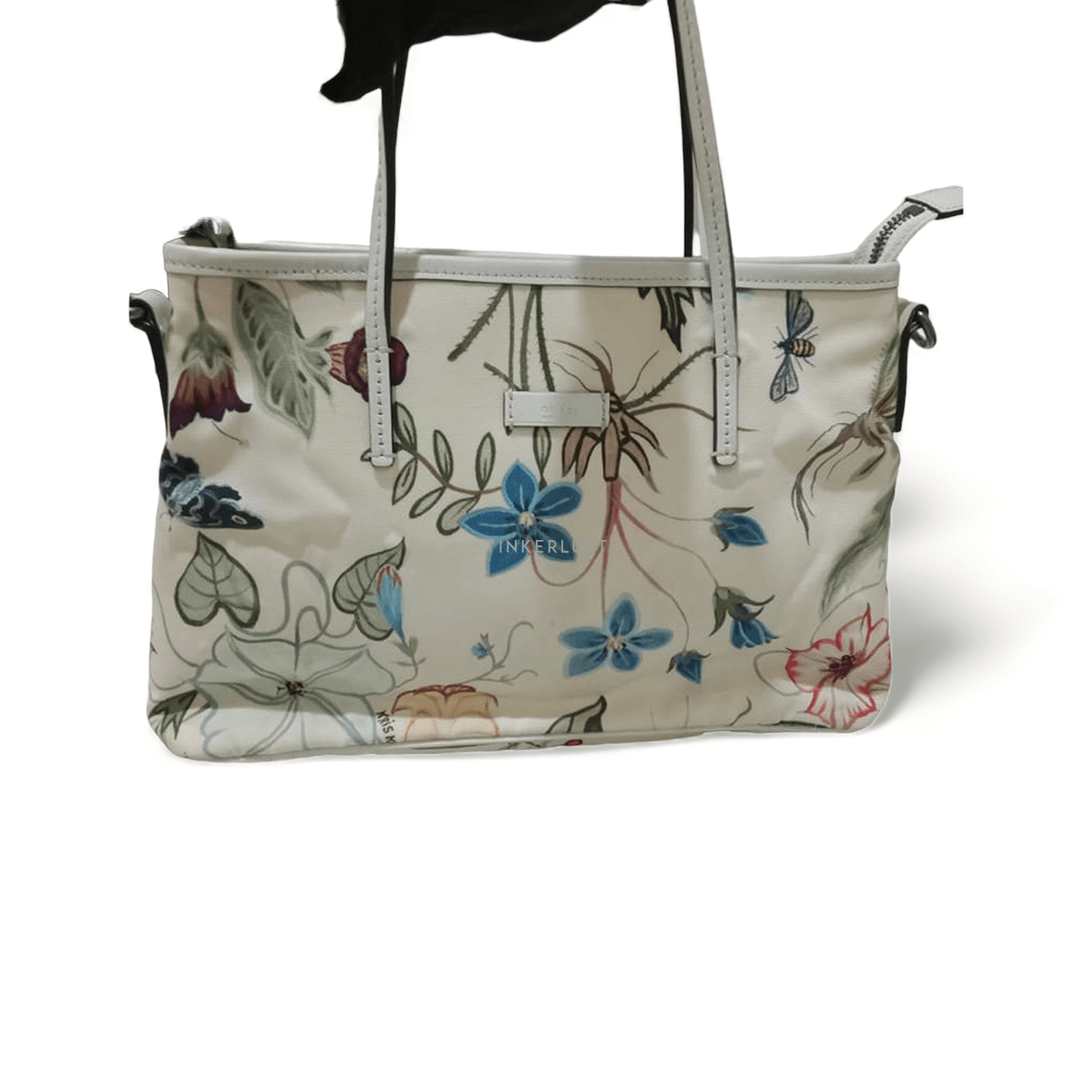 Gucci Flora Small Canvas Convertible Zip Tote